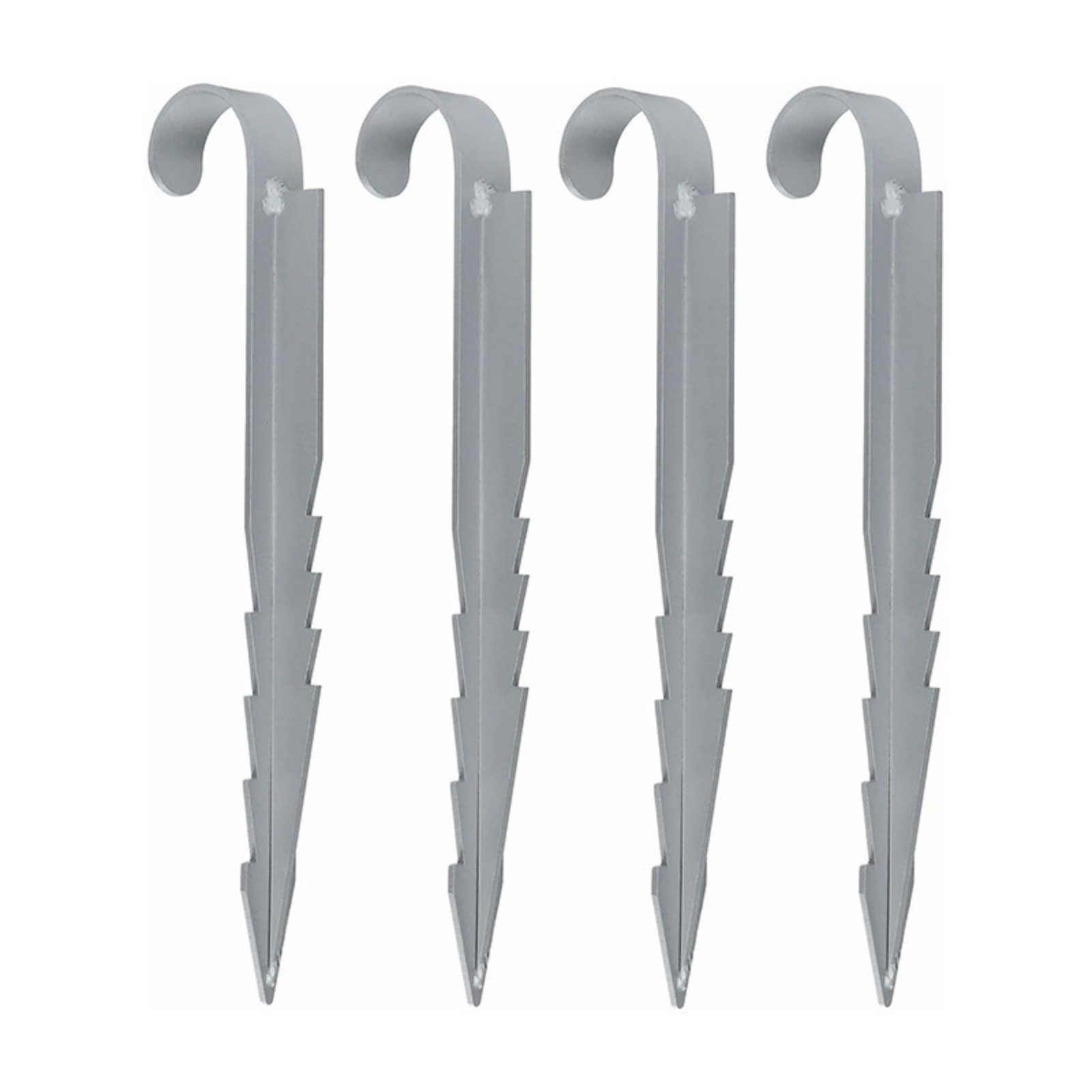 4-Piece Galvanized Steel Ground Anchors