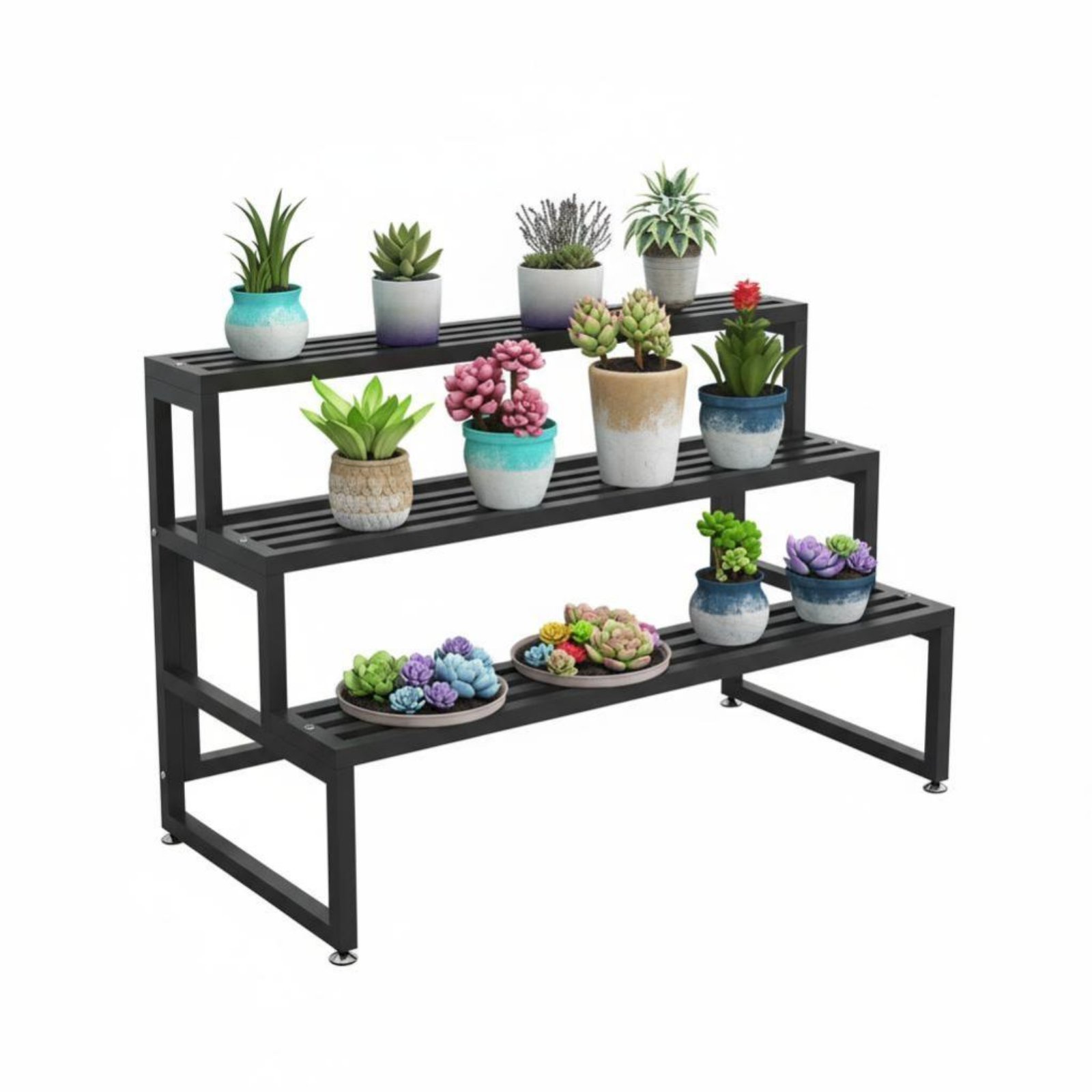 Tiered Plant Ladder with Casters