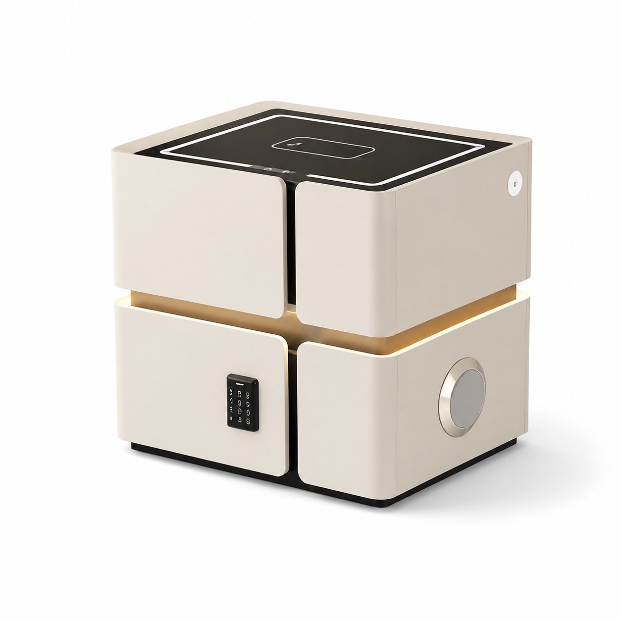 Smart Bedside Table with Lock