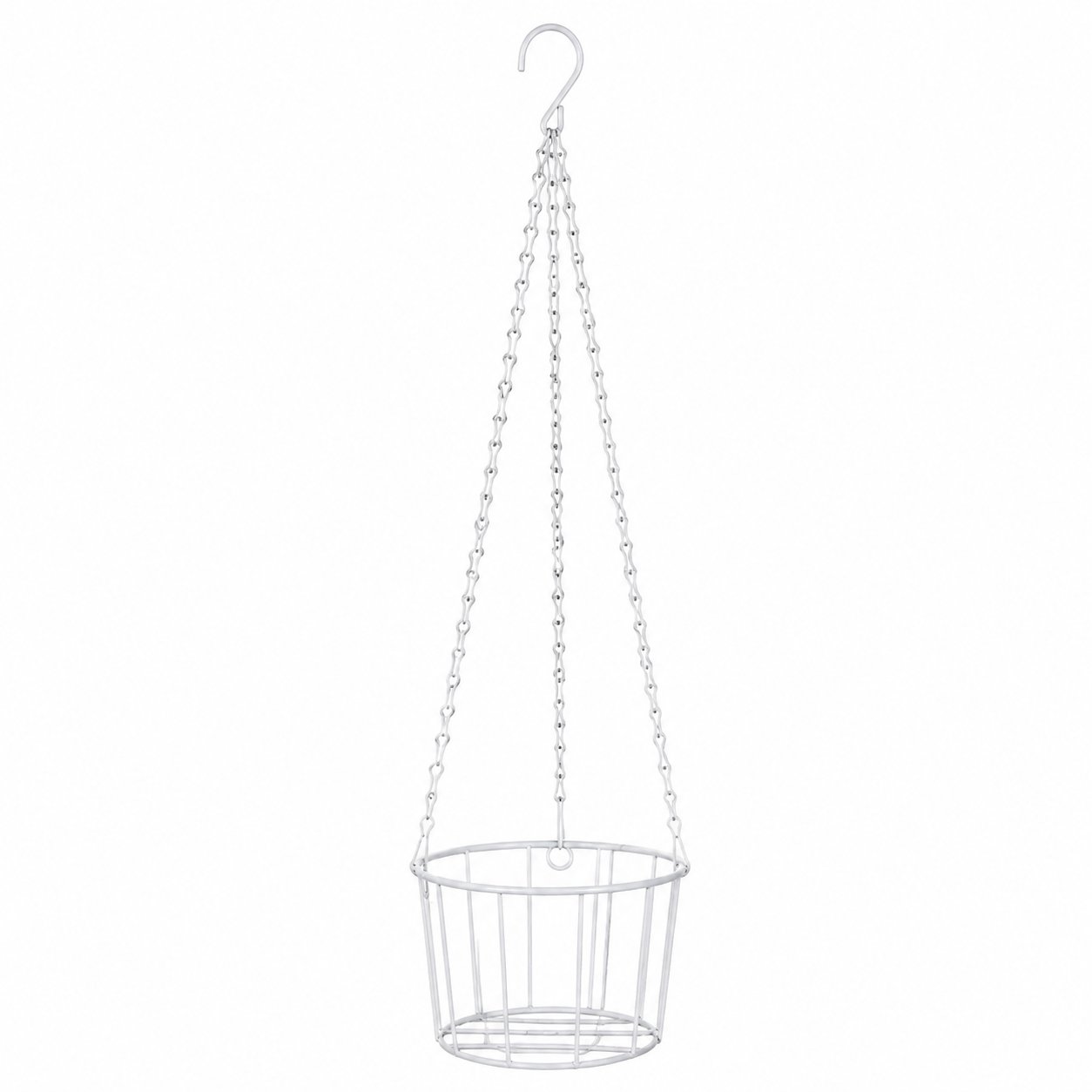 Wrought Iron Hanging Basket Planter