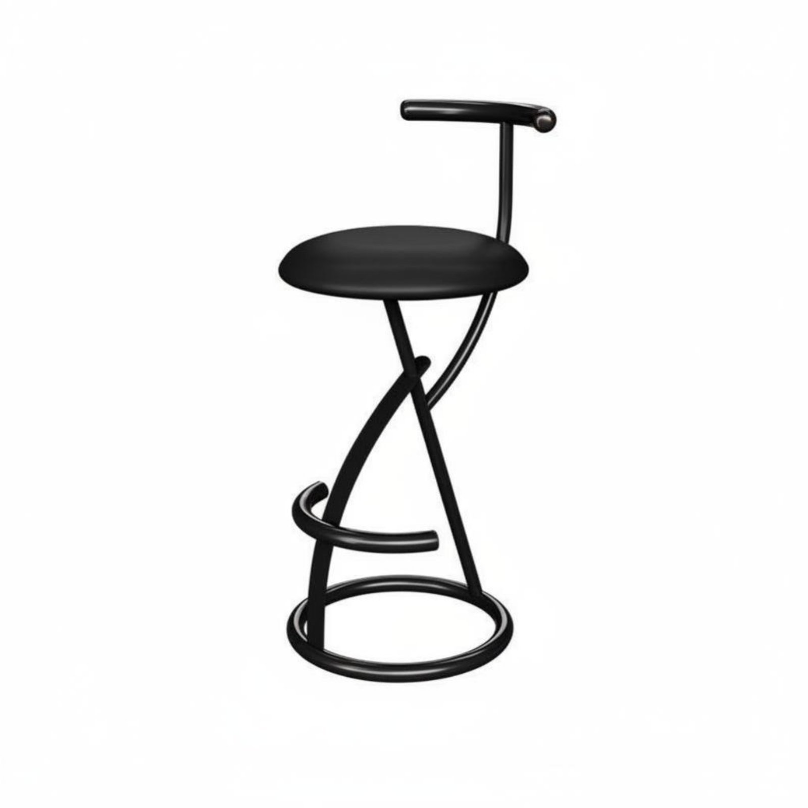 T-Backrest High Stool