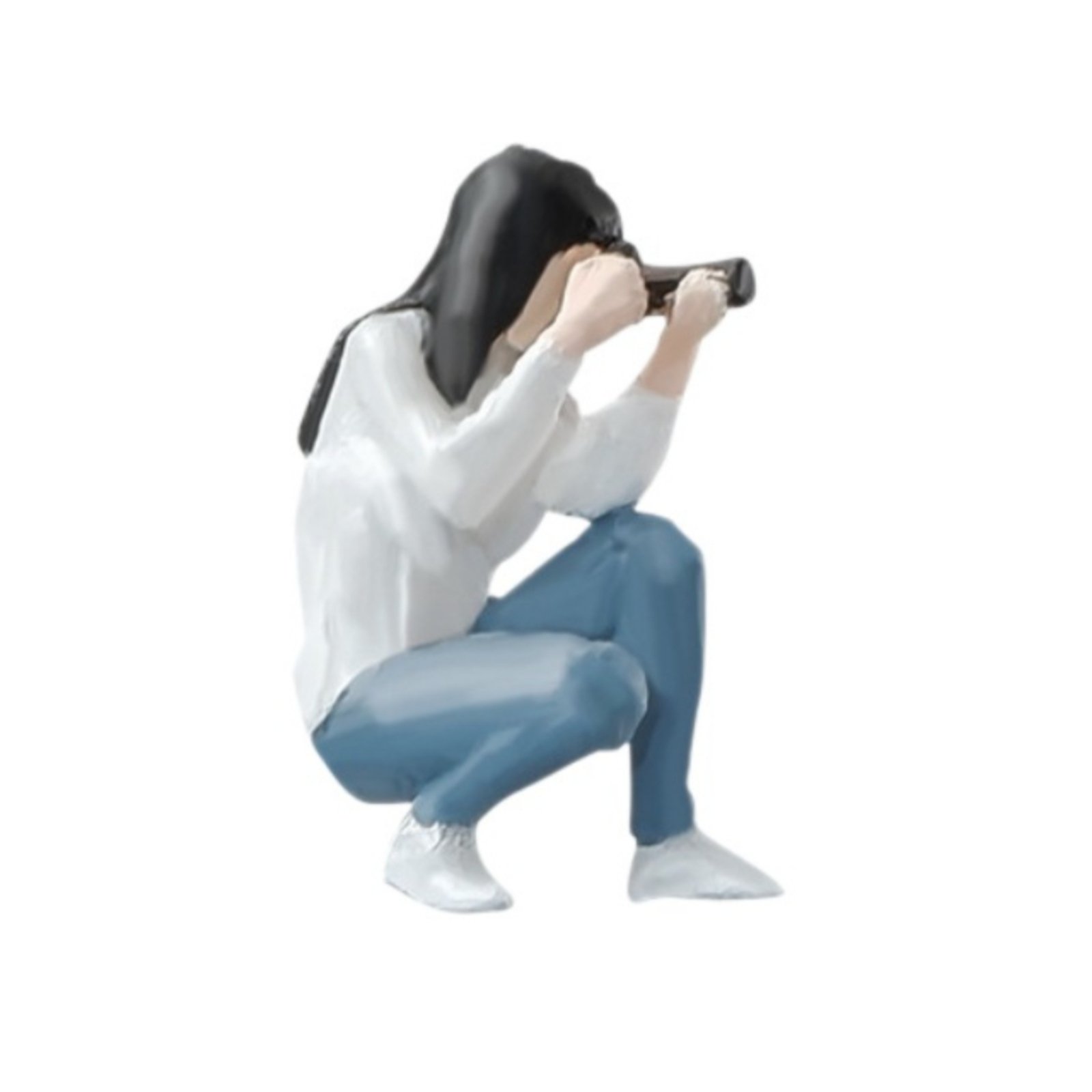 1/64 Girl with Camera Figurine