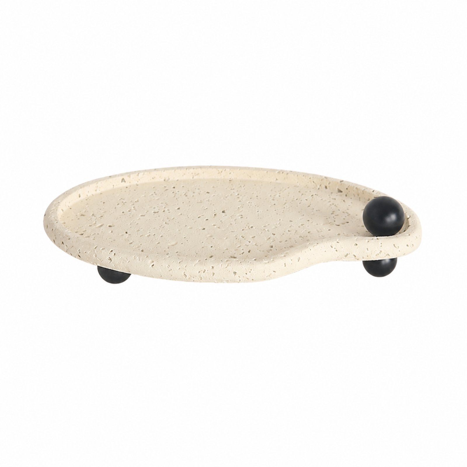 Resin Vanity Tray with Raised Rims