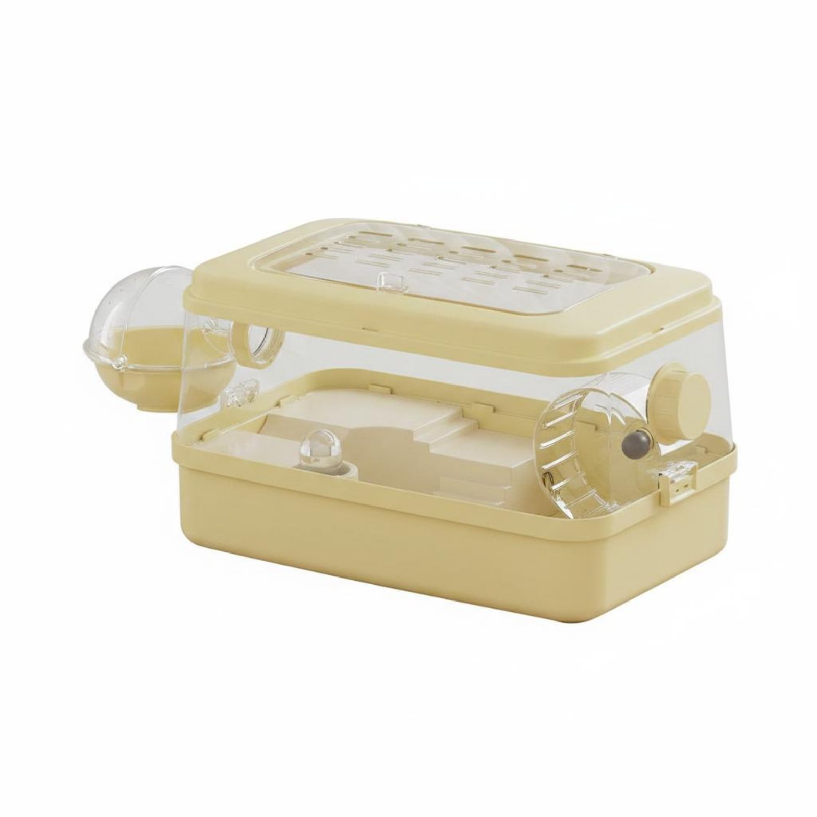 Transparent Two-Tier Hamster Cage