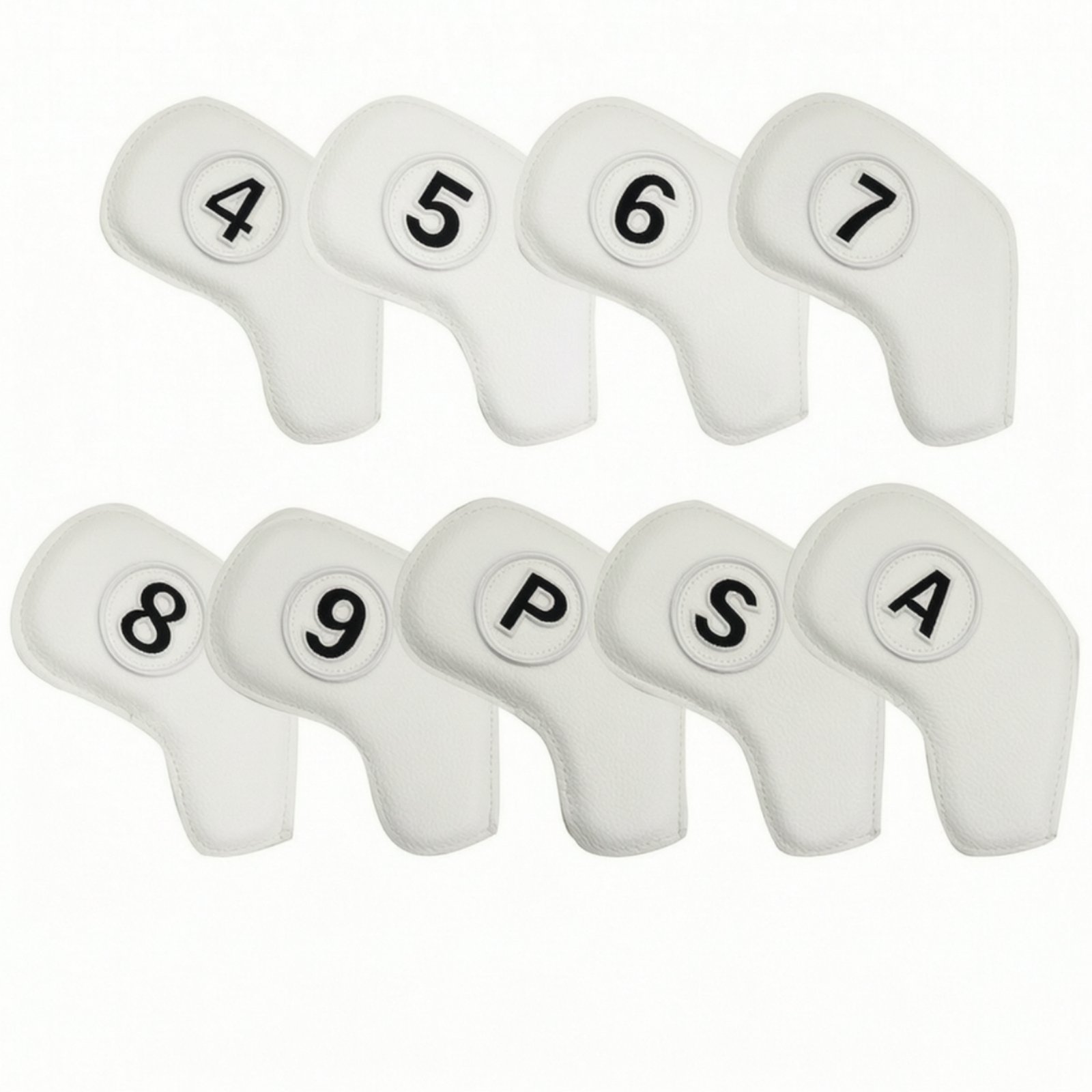 9-Piece Water-Resistant Golf Iron Head Covers