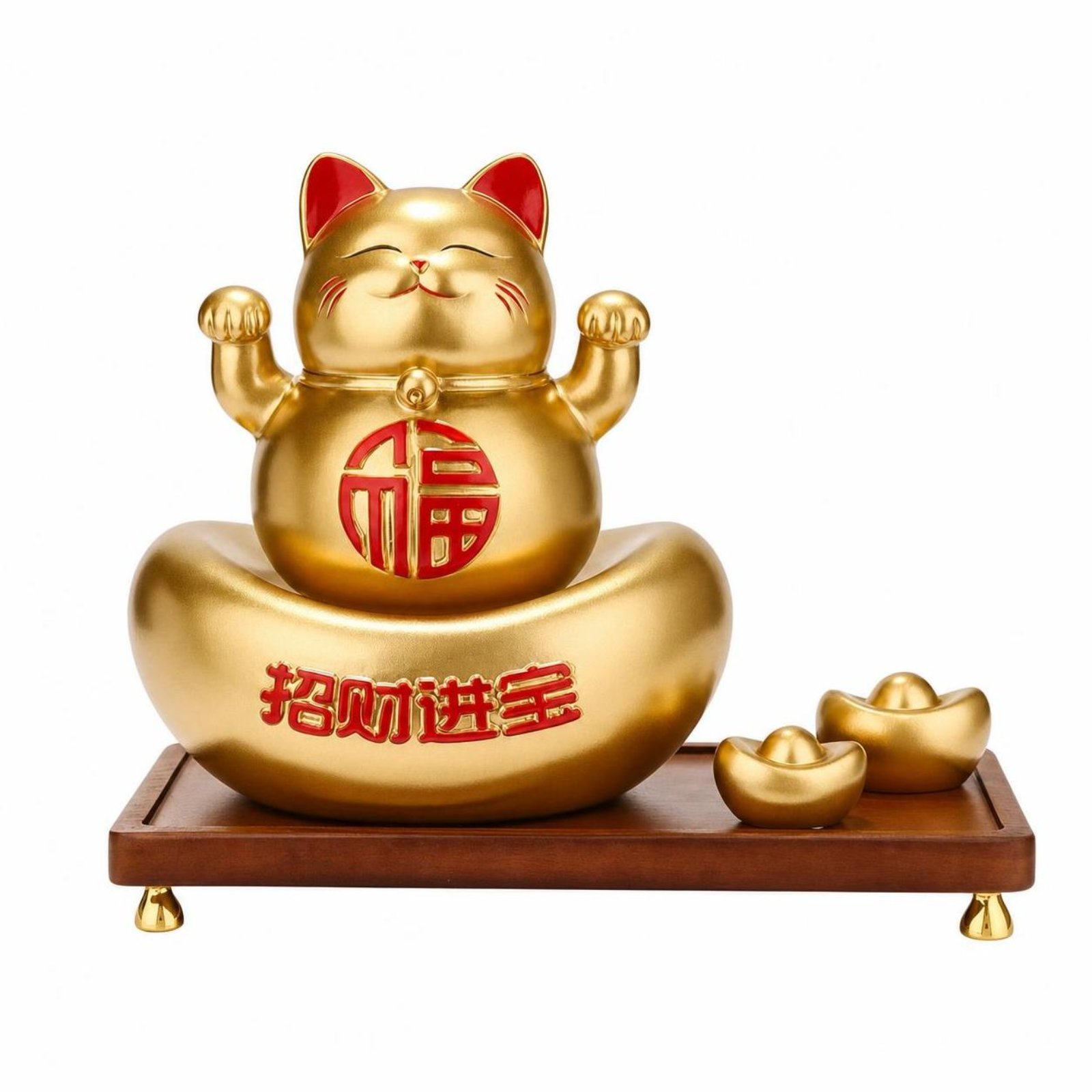 Auspicious Cat Figurine