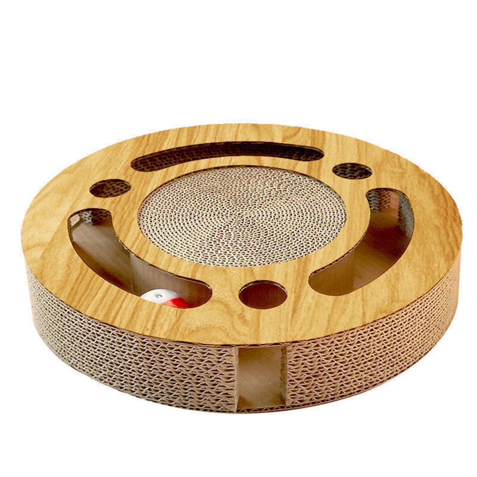 Interactive Cat Scratcher with Ball