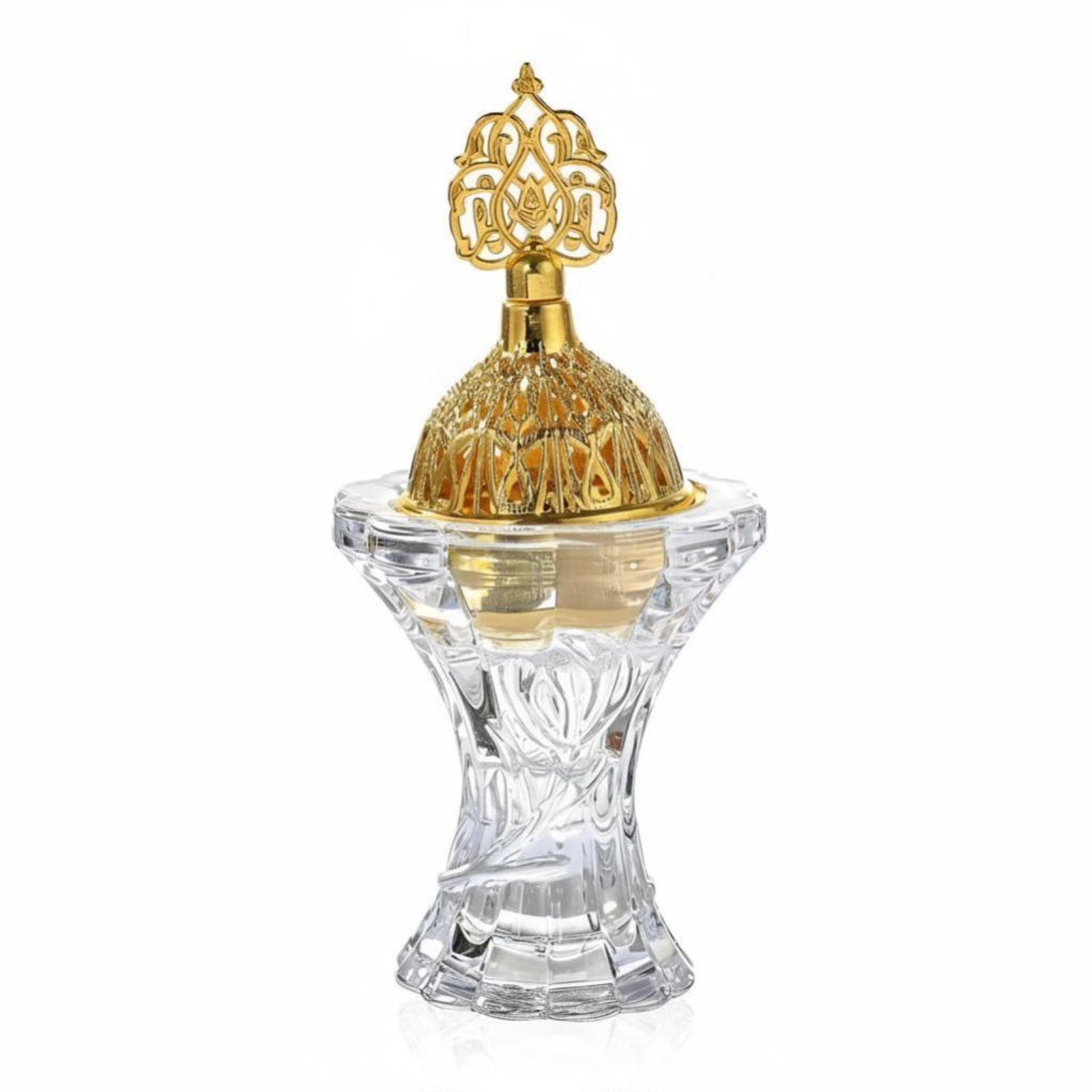 Crystal Glass Incense Burner – Rose
