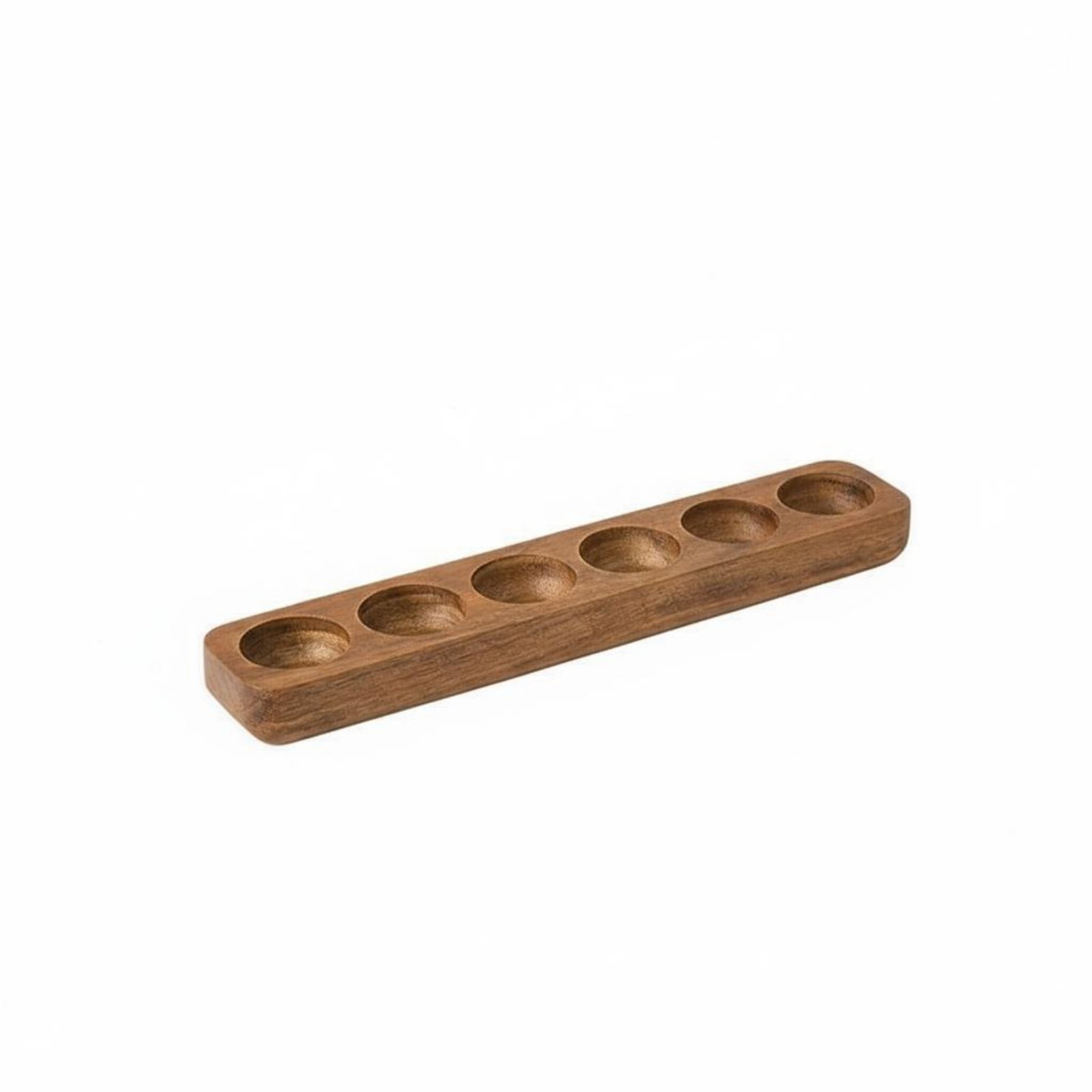 Acacia Wood Egg Tray – 6 Holes