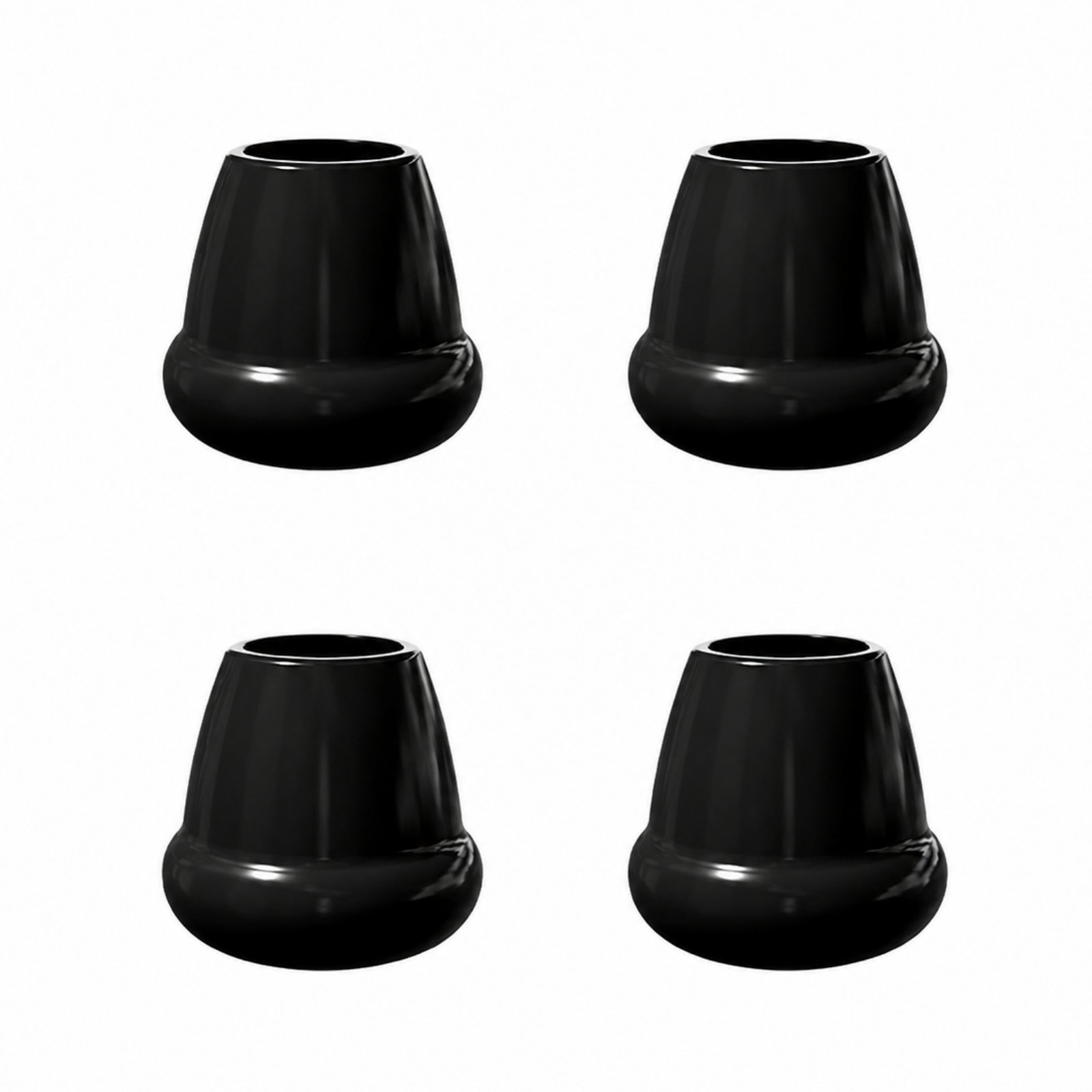 4-Piece Round TPE Chair Leg Caps