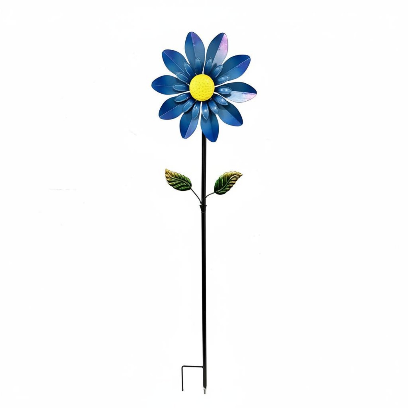 Metal Windmill Stake – Blue
