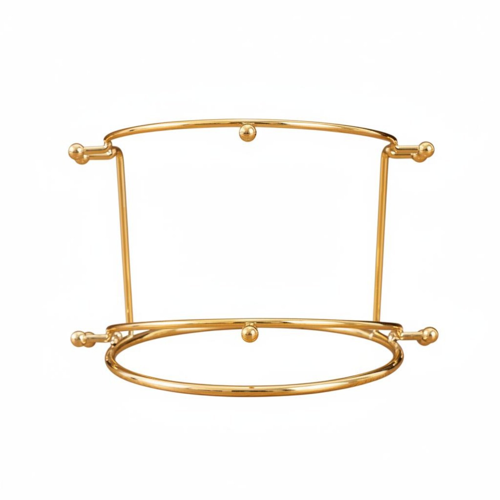 Gold Headpiece Display Stand
