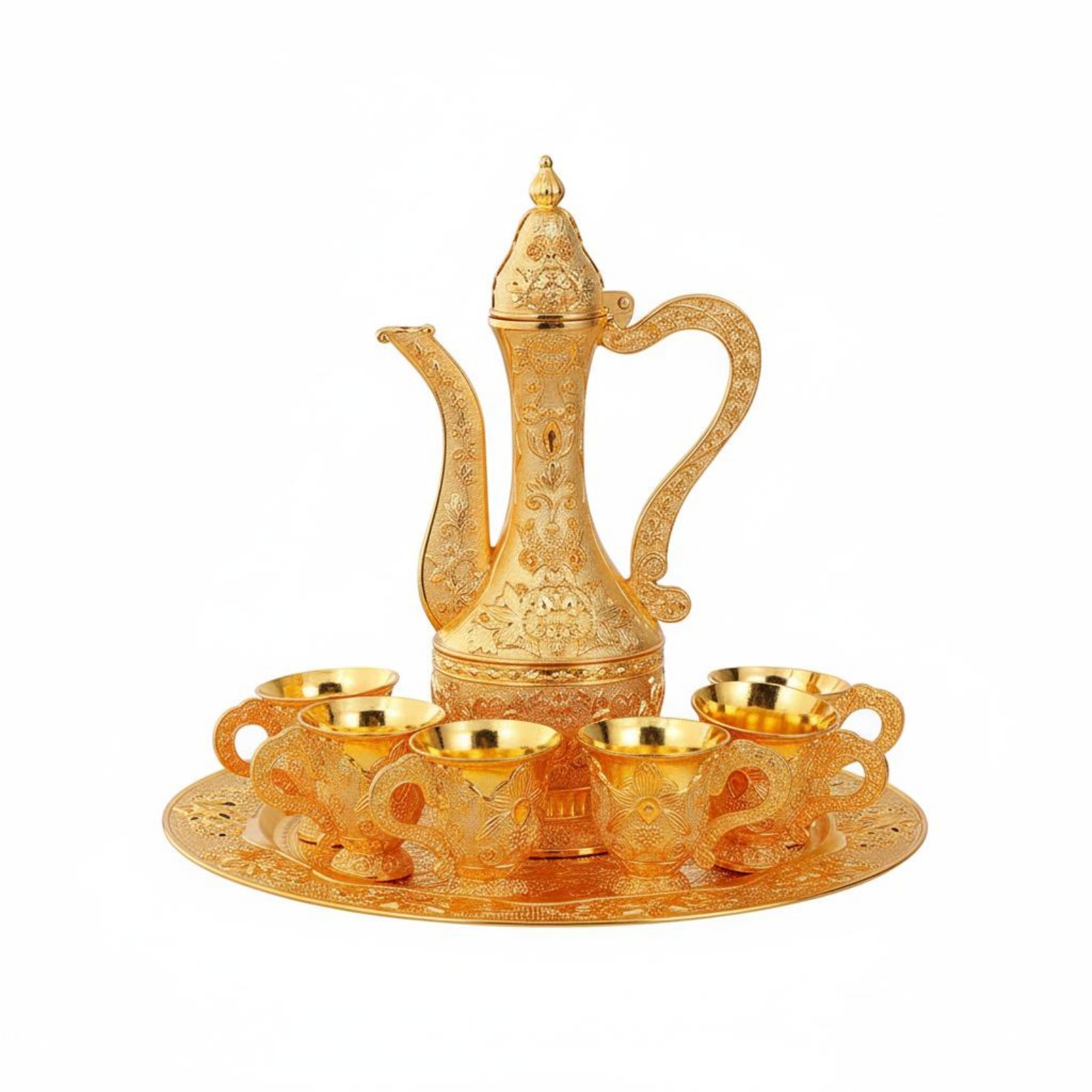 Metal Flagon Set 8 Pieces