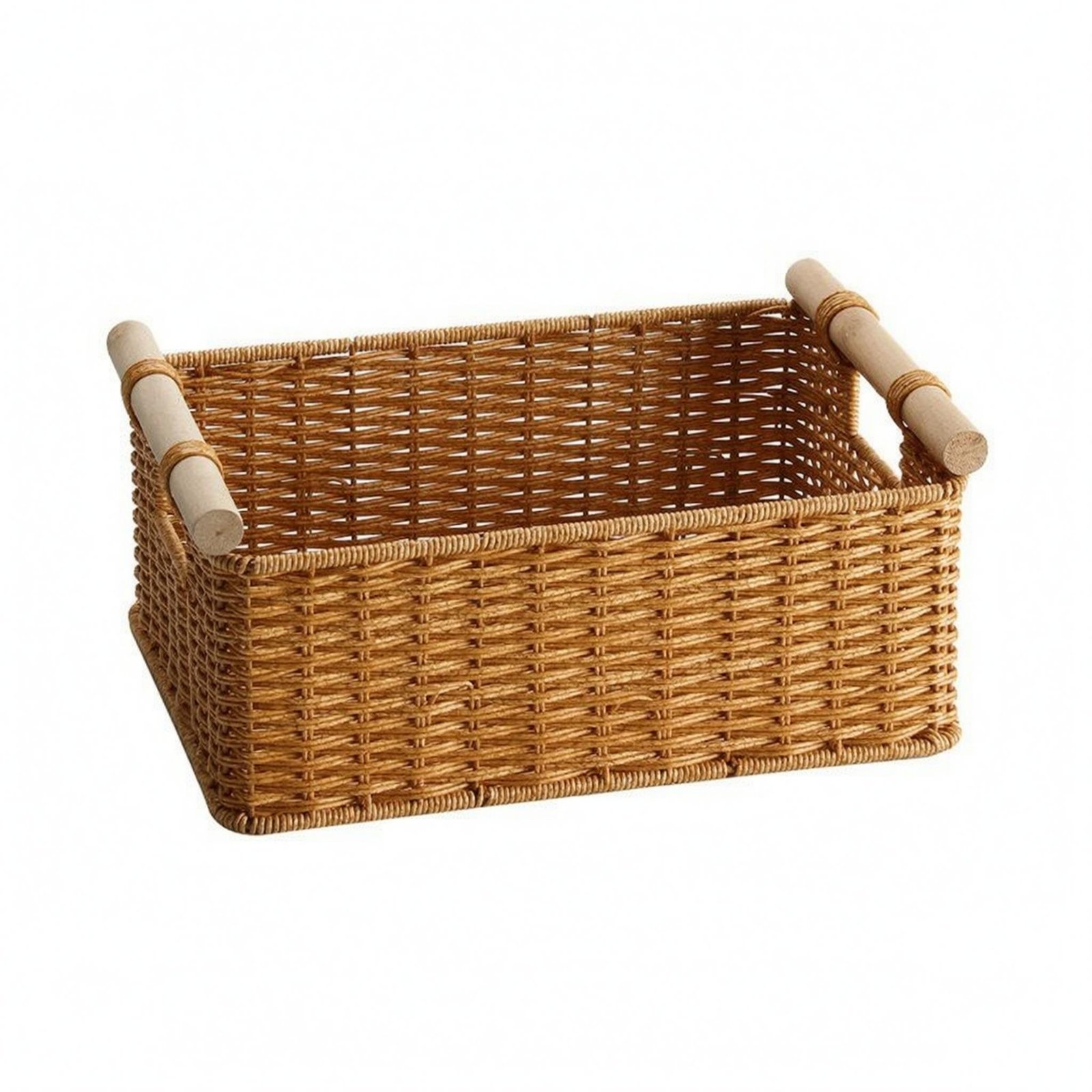 Imitation Rattan Storage Basket