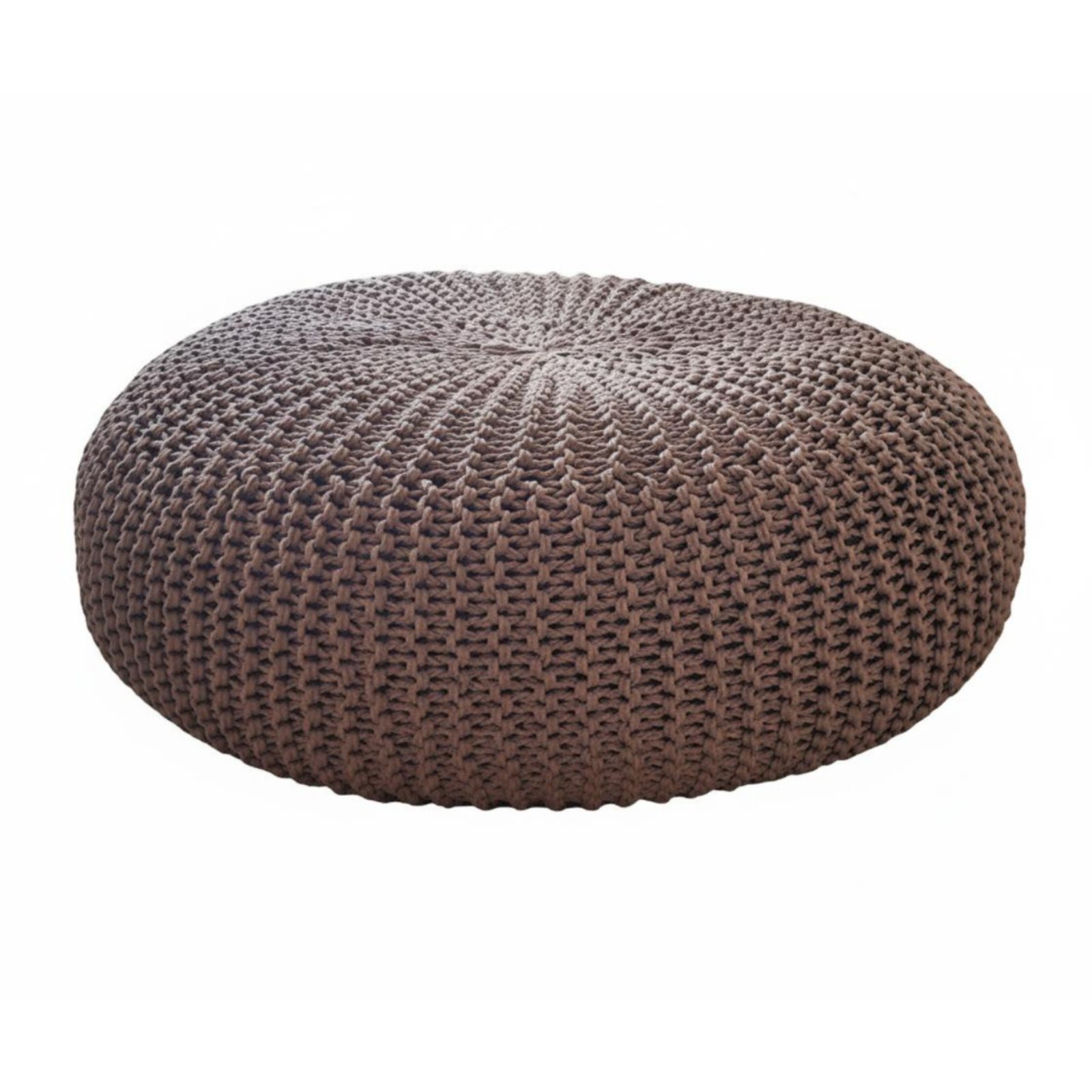 Knitted Round Ottoman