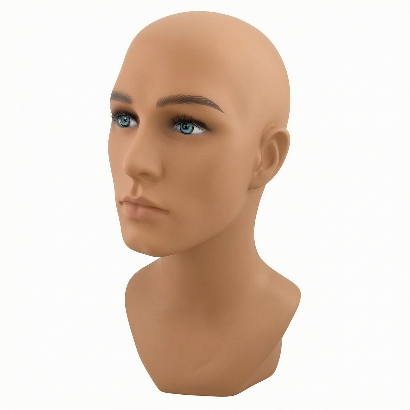 PVC Mannequin Head with Base Tripod