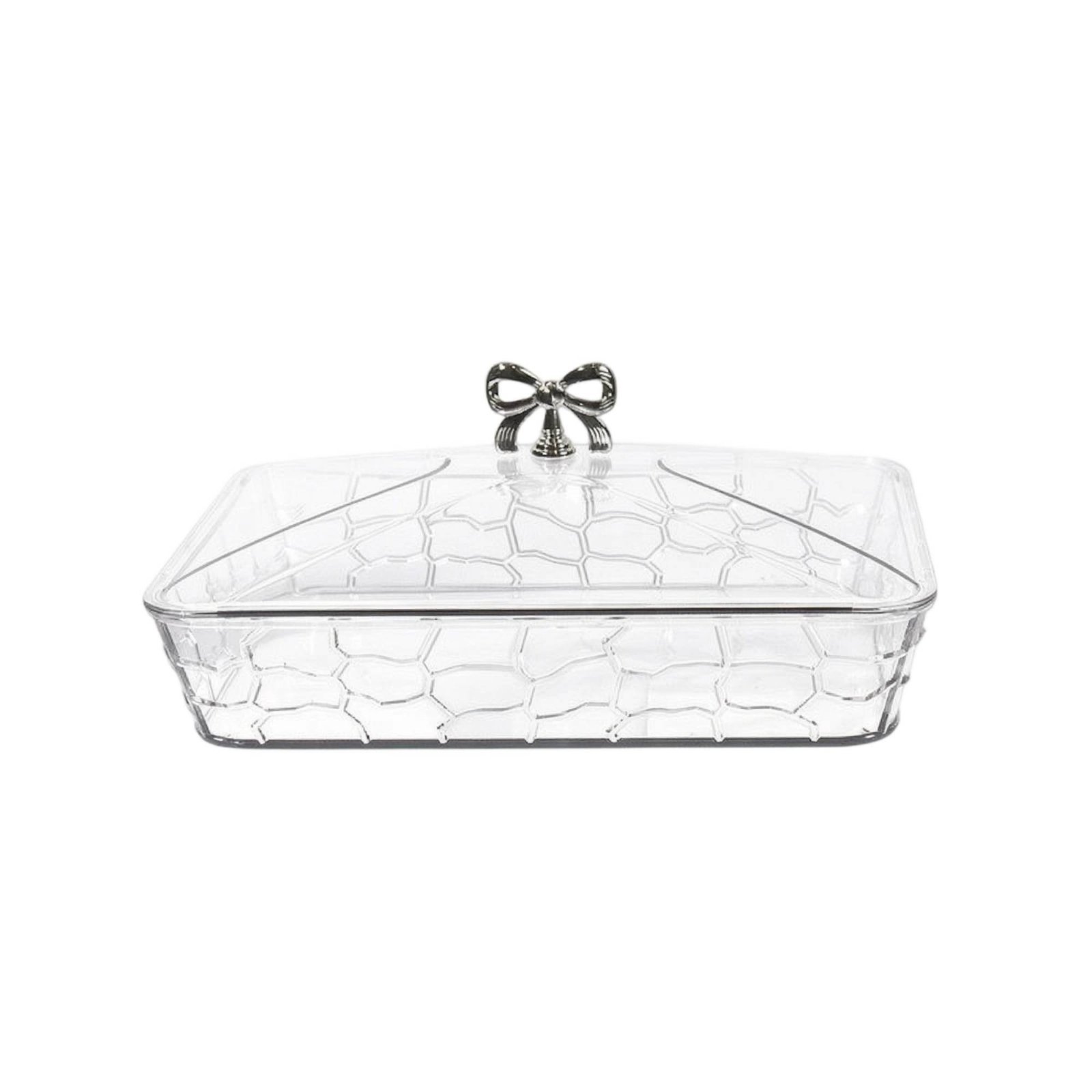 Rectangular Cake Tray with Dome