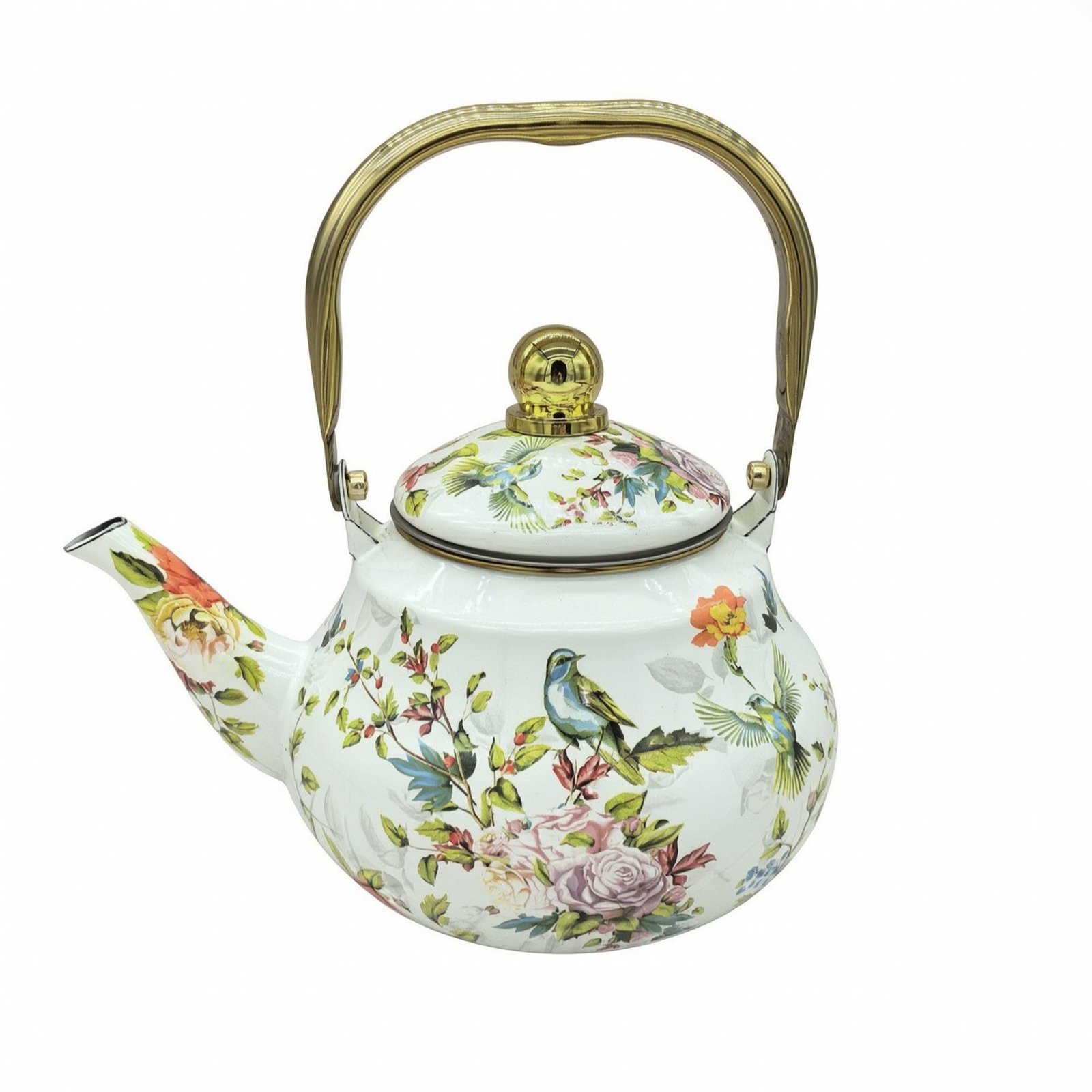 Enamel Teapot with Filter