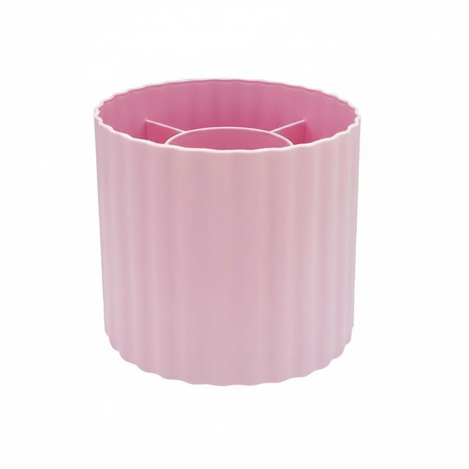 Rotating Makeup Brush Holder – Pink