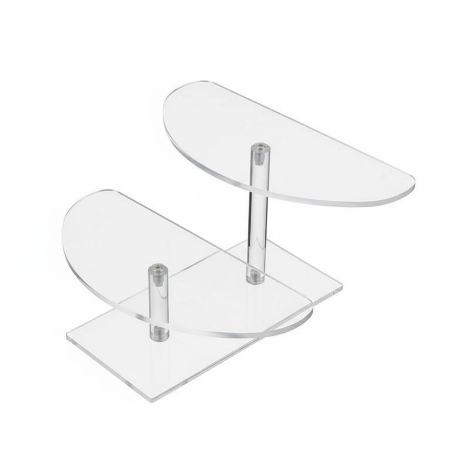 Acrylic Jewelry Display Stand – 2 Tiers Large