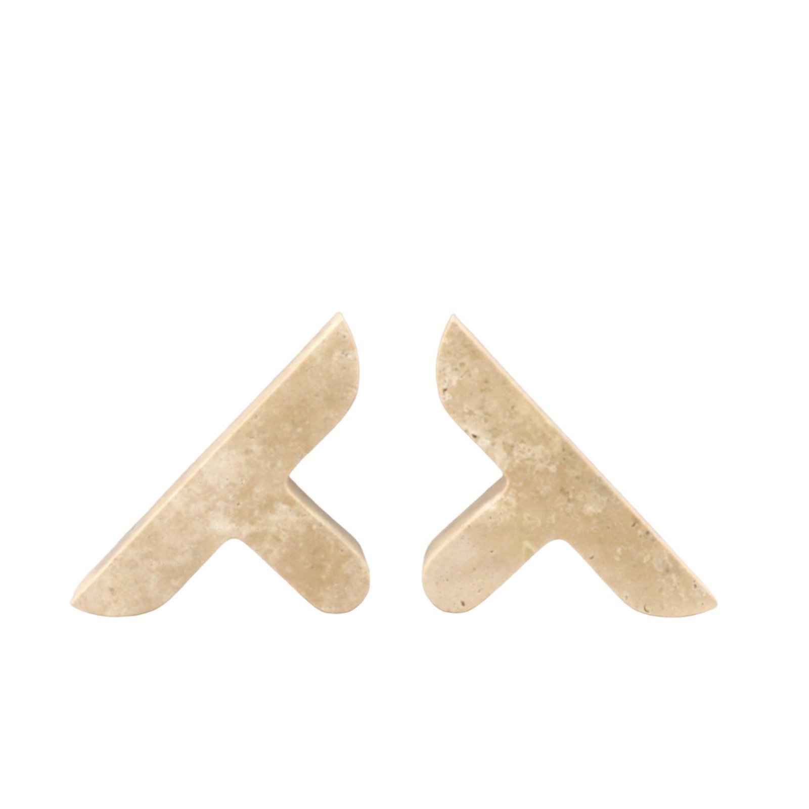 Travertine Bookend
