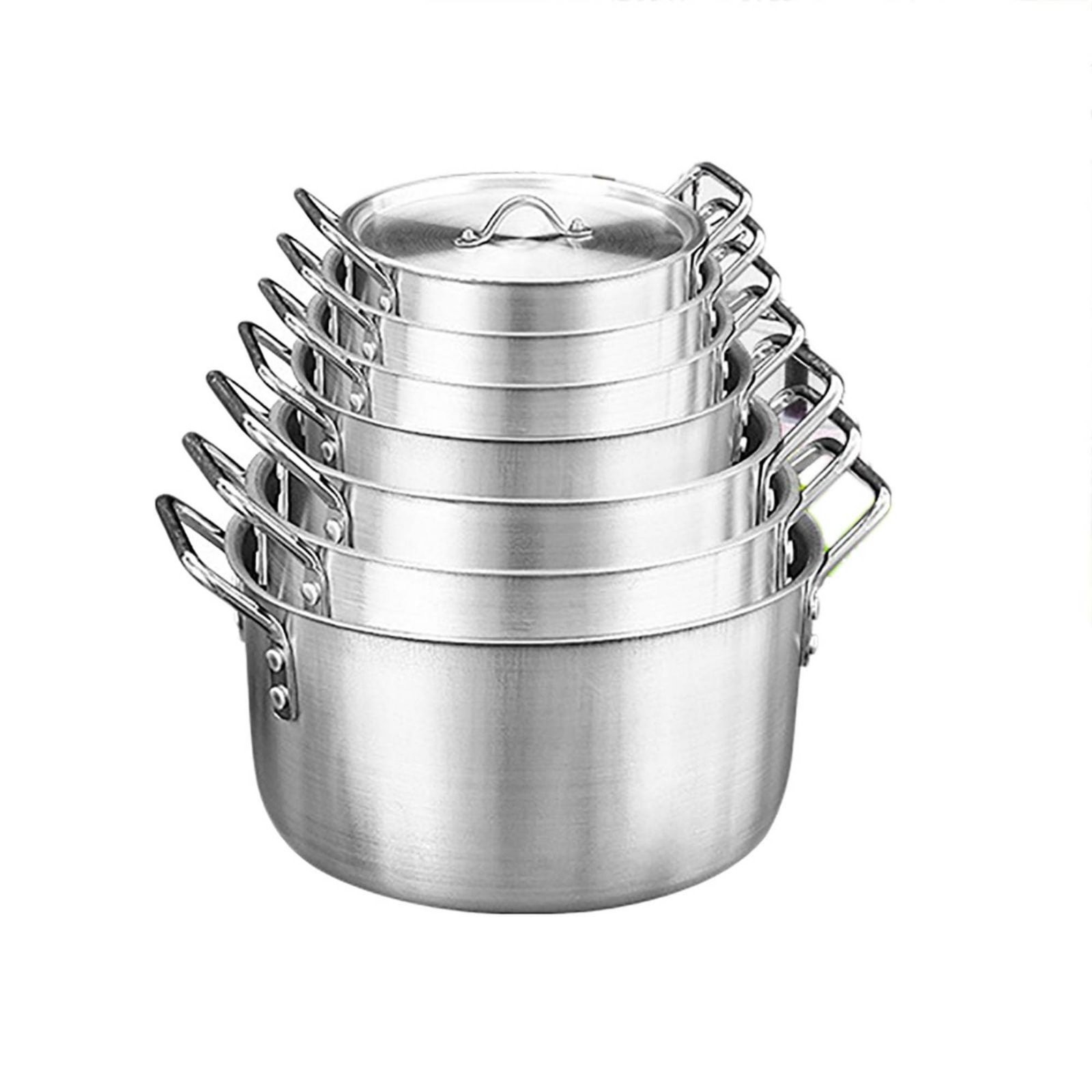 7-Piece Aluminum Soup Pot Set