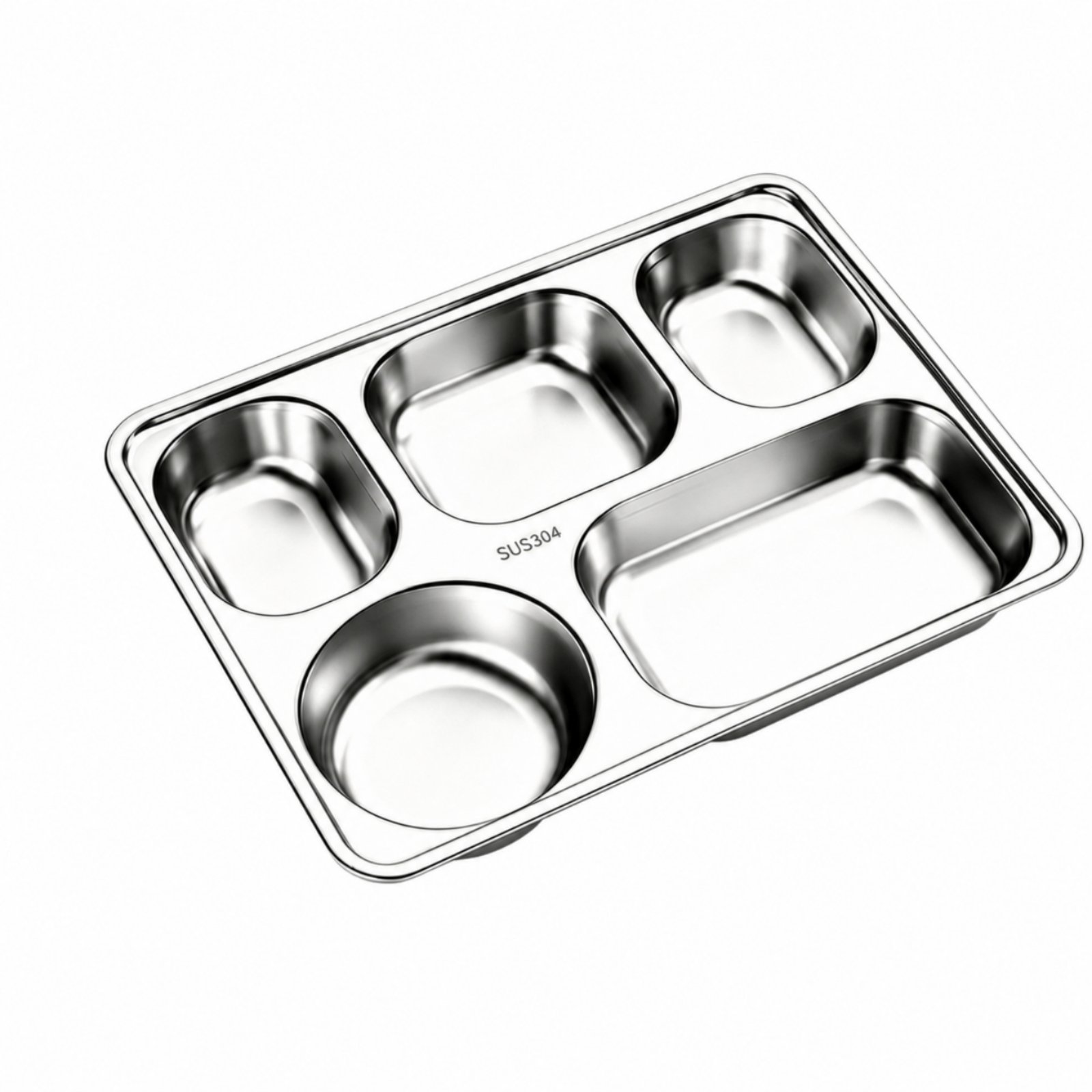 Divided Serving Tray – Large 5-grid Shallow