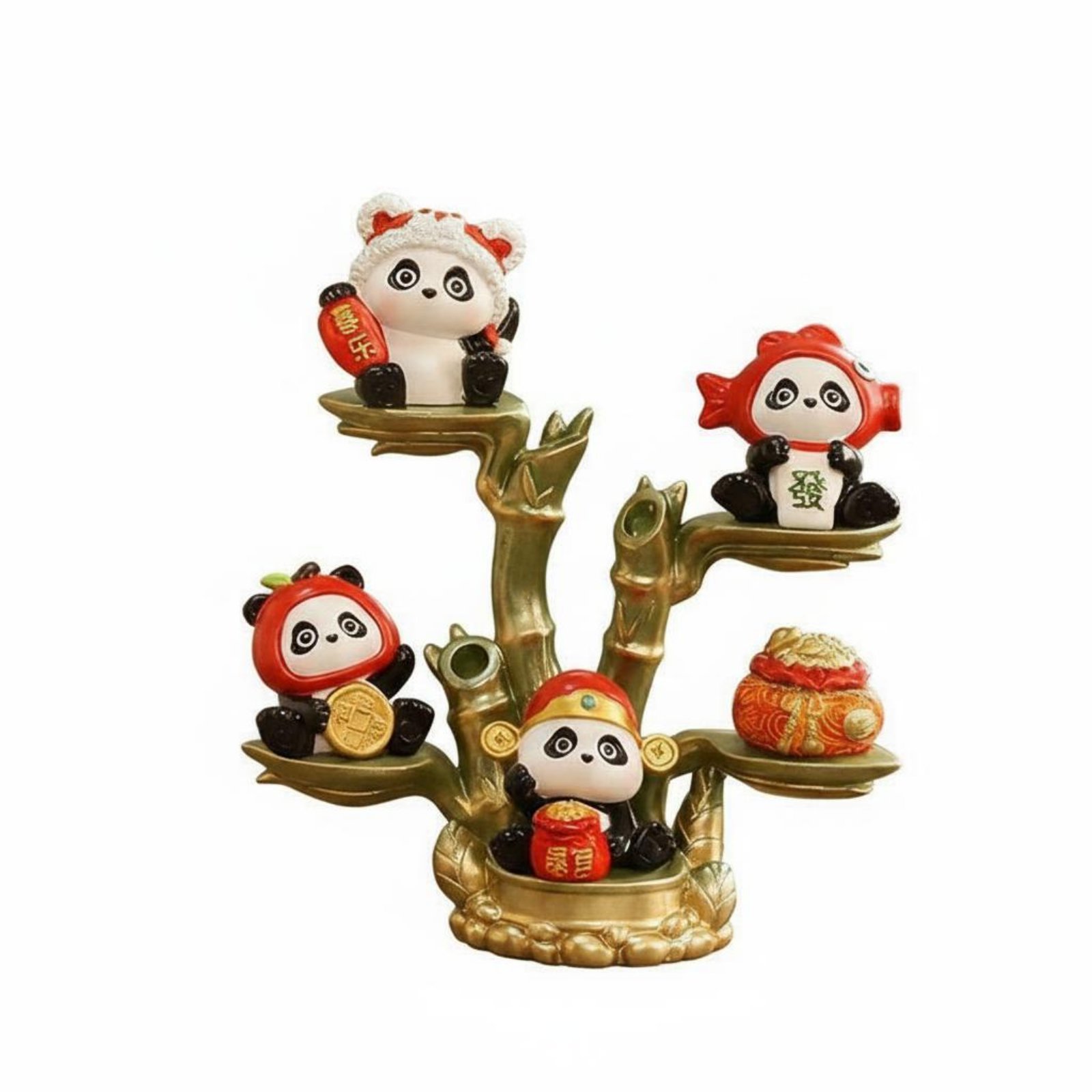 Resin Panda Figurine