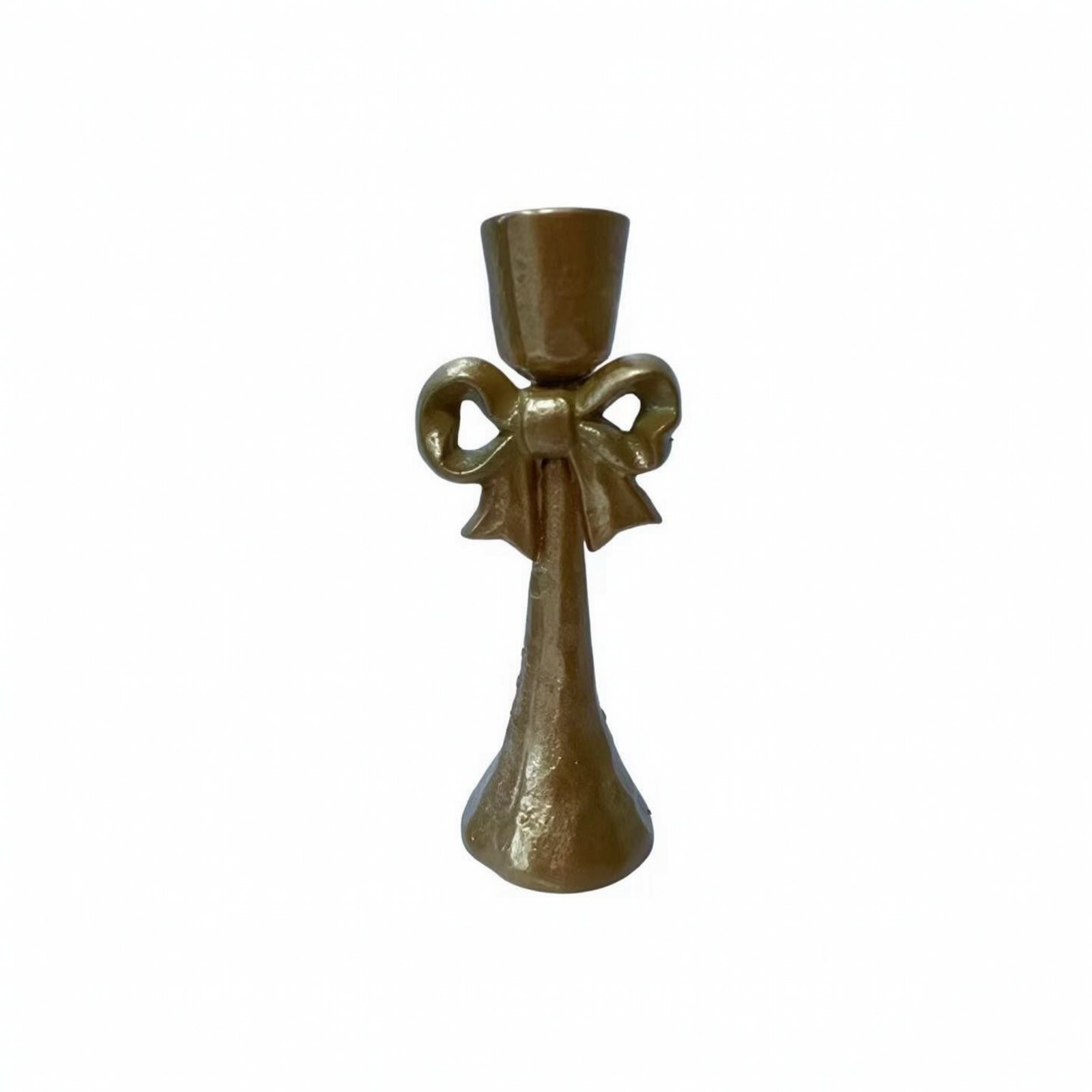 Taper Candle Holder with Bow Motif