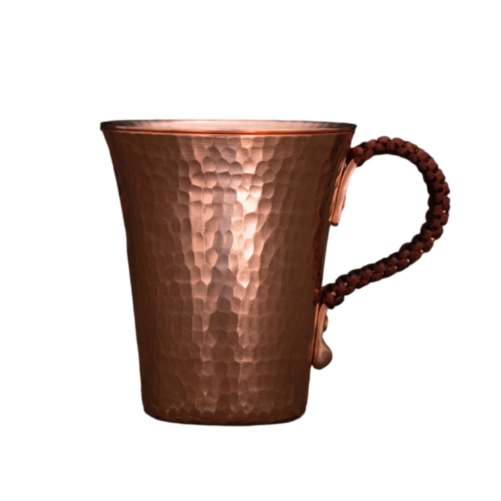 Copper Cup with Saucer