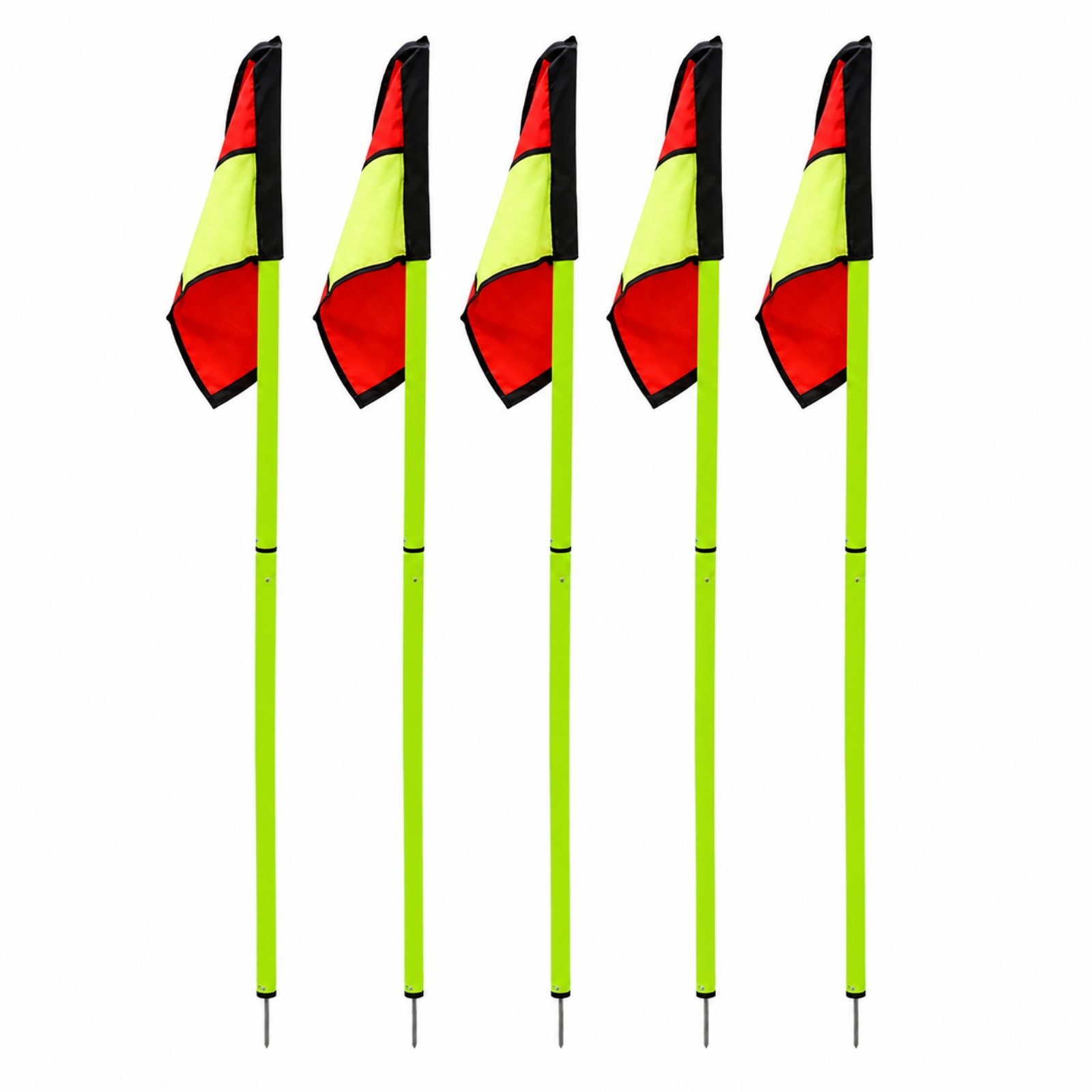 5-Piece Training Slalom Pole with Flag