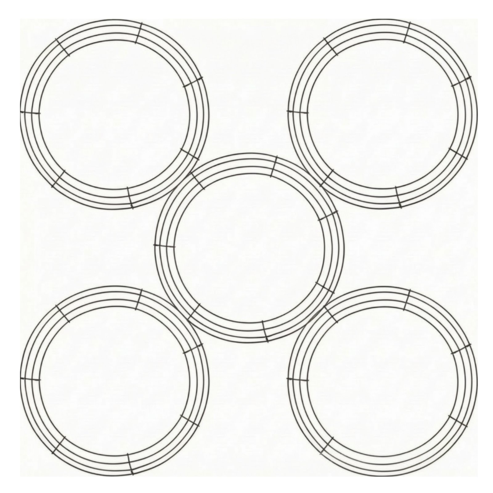 Round Metal Wreath Frame
