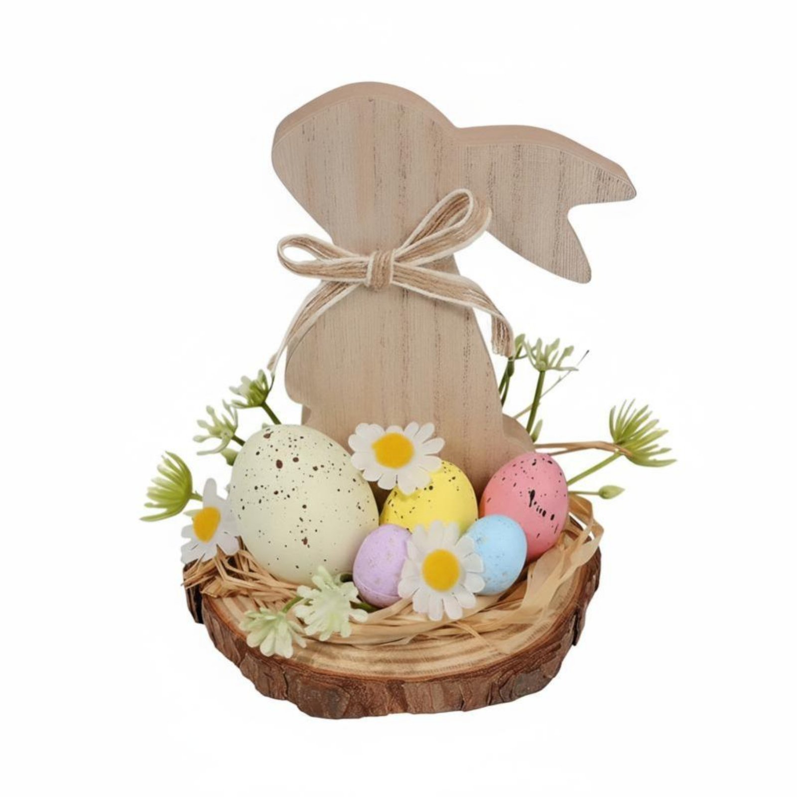 Wooden Hare Desktop Decor