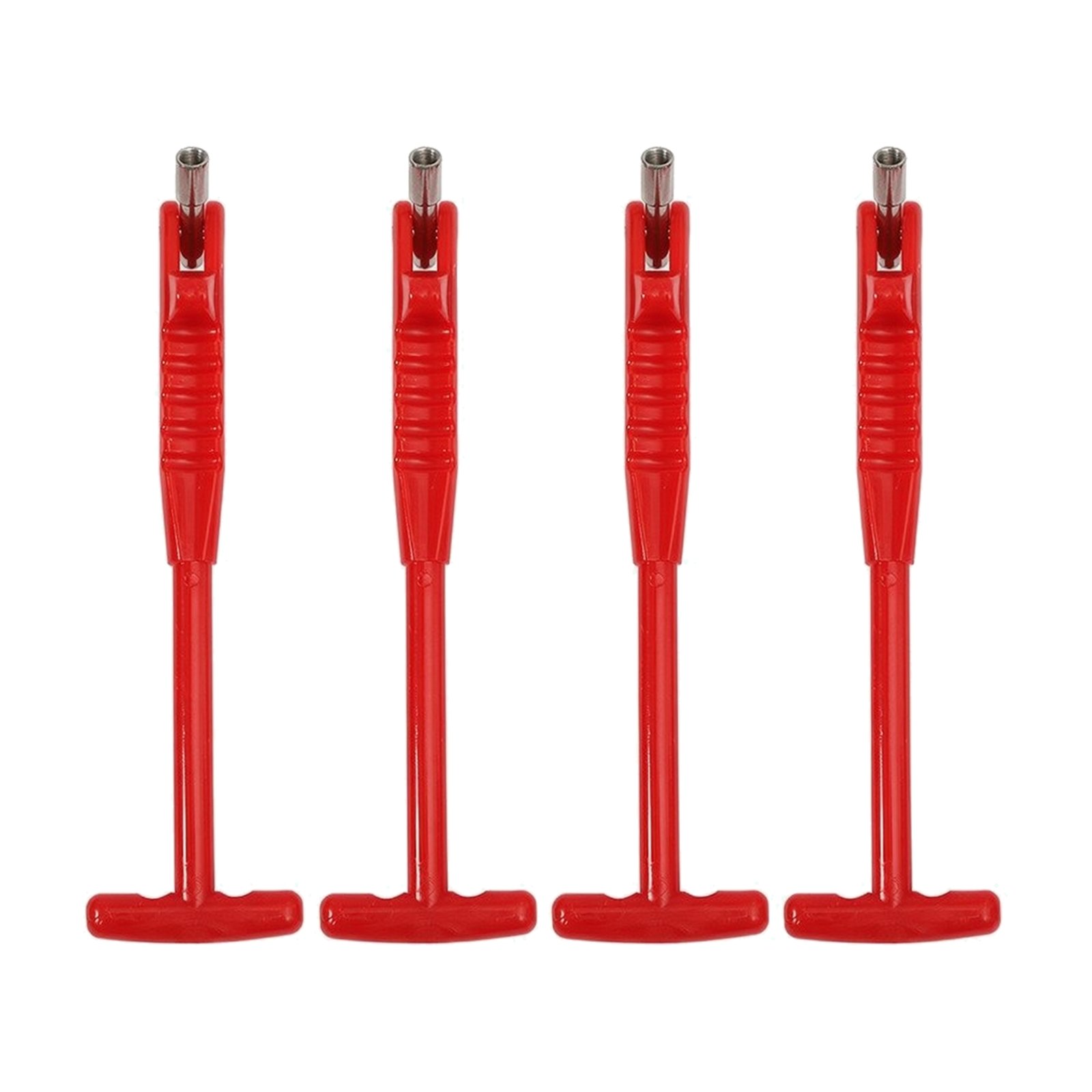 4 Pieces Tire Core Remover and Installer T-Handle