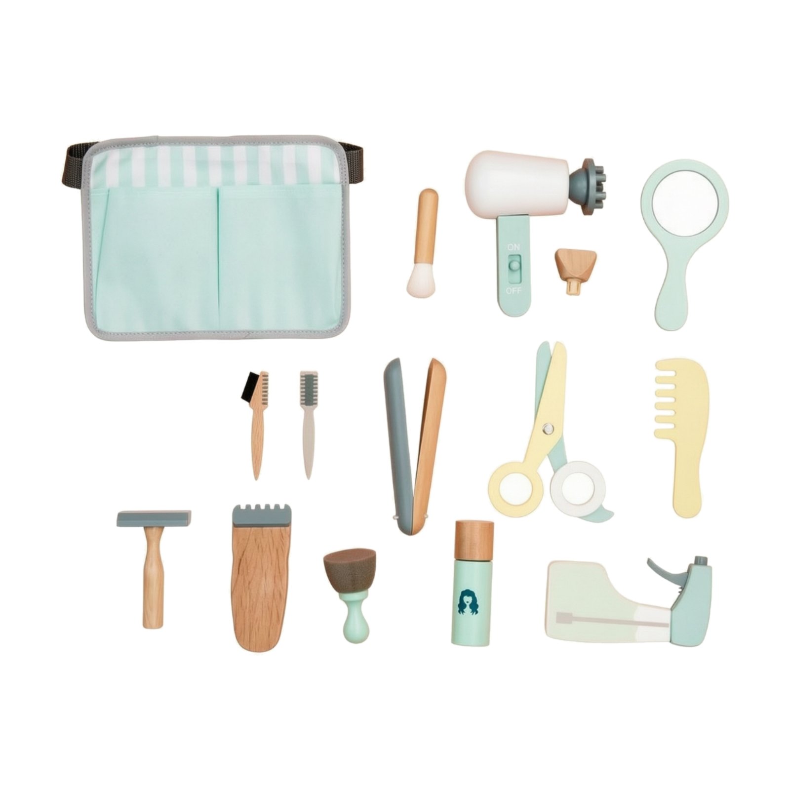 Wooden Barbershop Role-Play Set