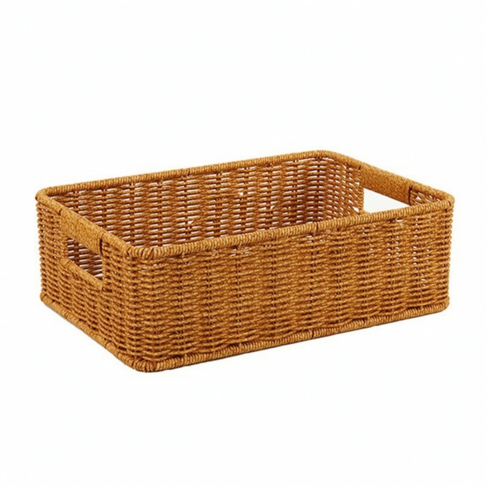 PP Storage Basket with Cutout Handles