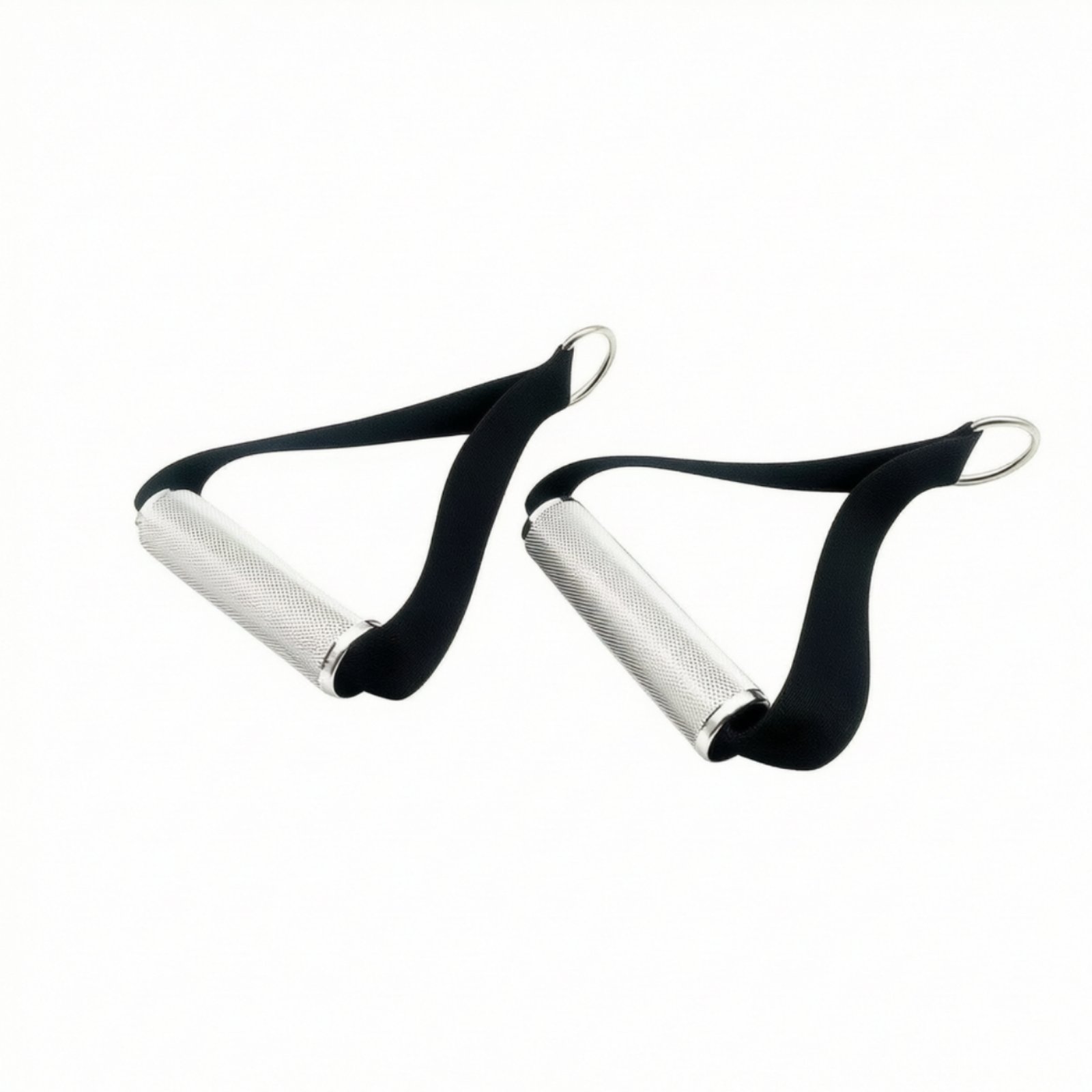 Cable Machine Handles with Metal Grips