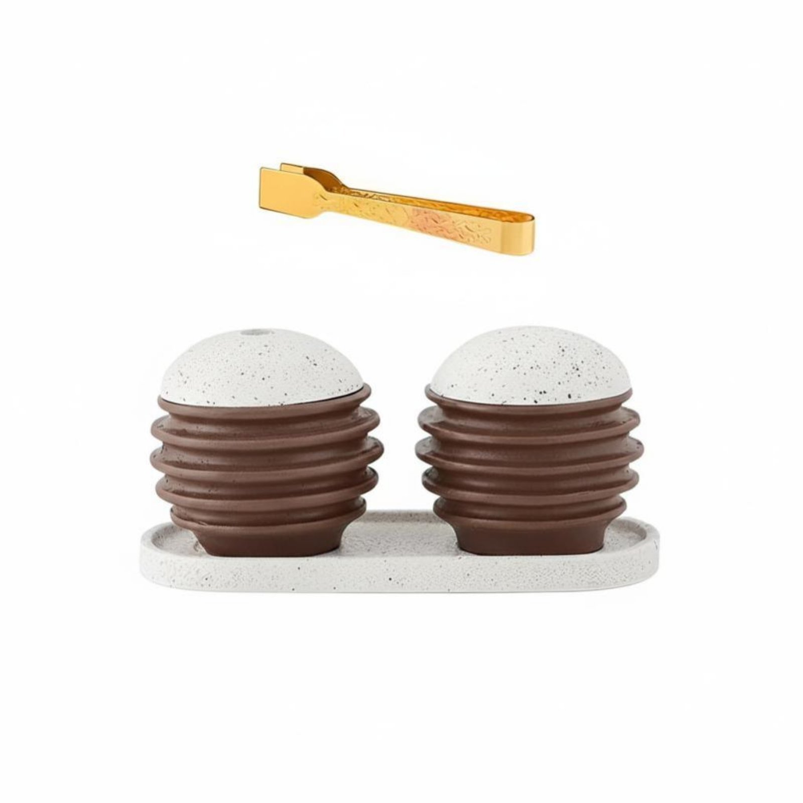 Hexagonal Resin Incense Burner Set