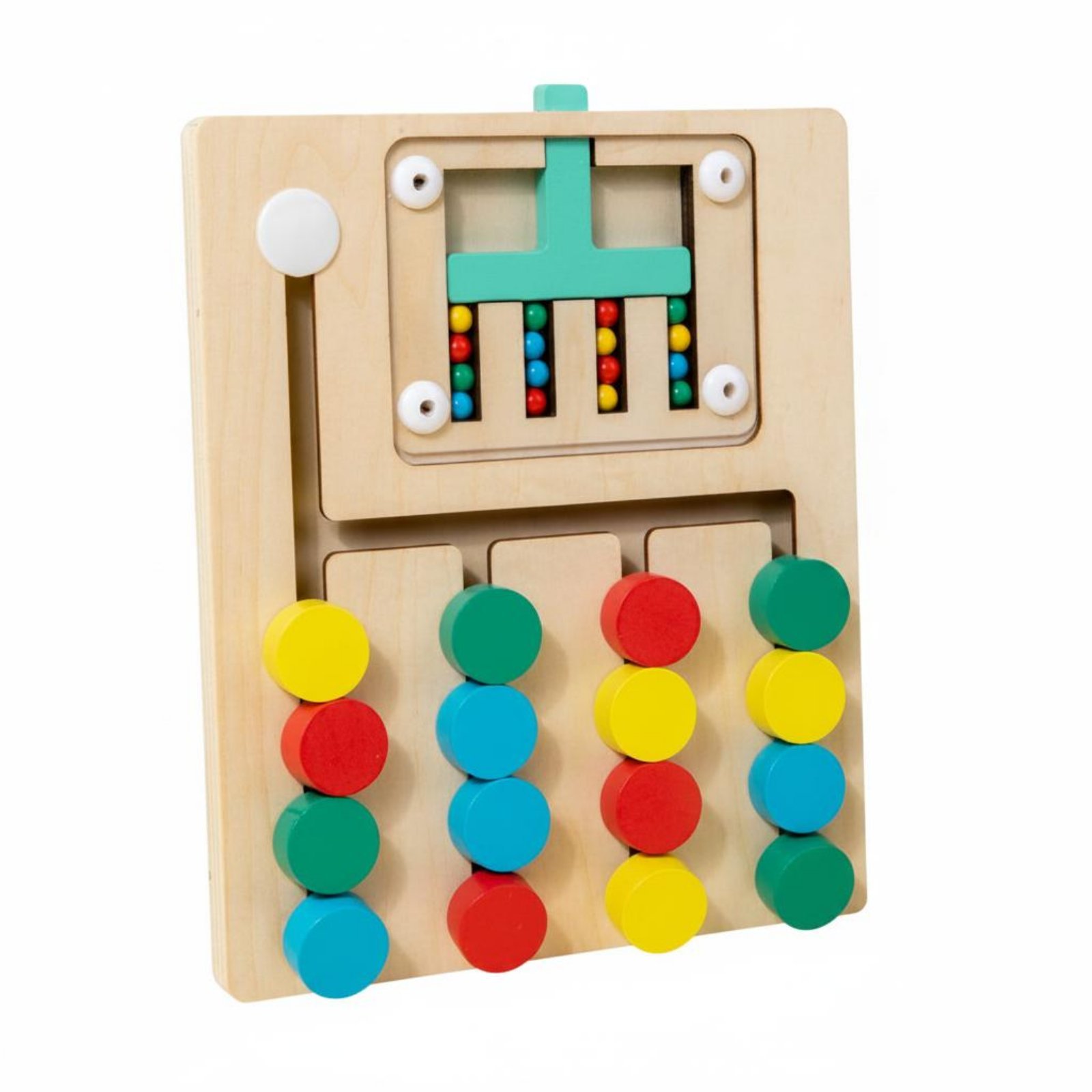 Wooden Bead Maze Board