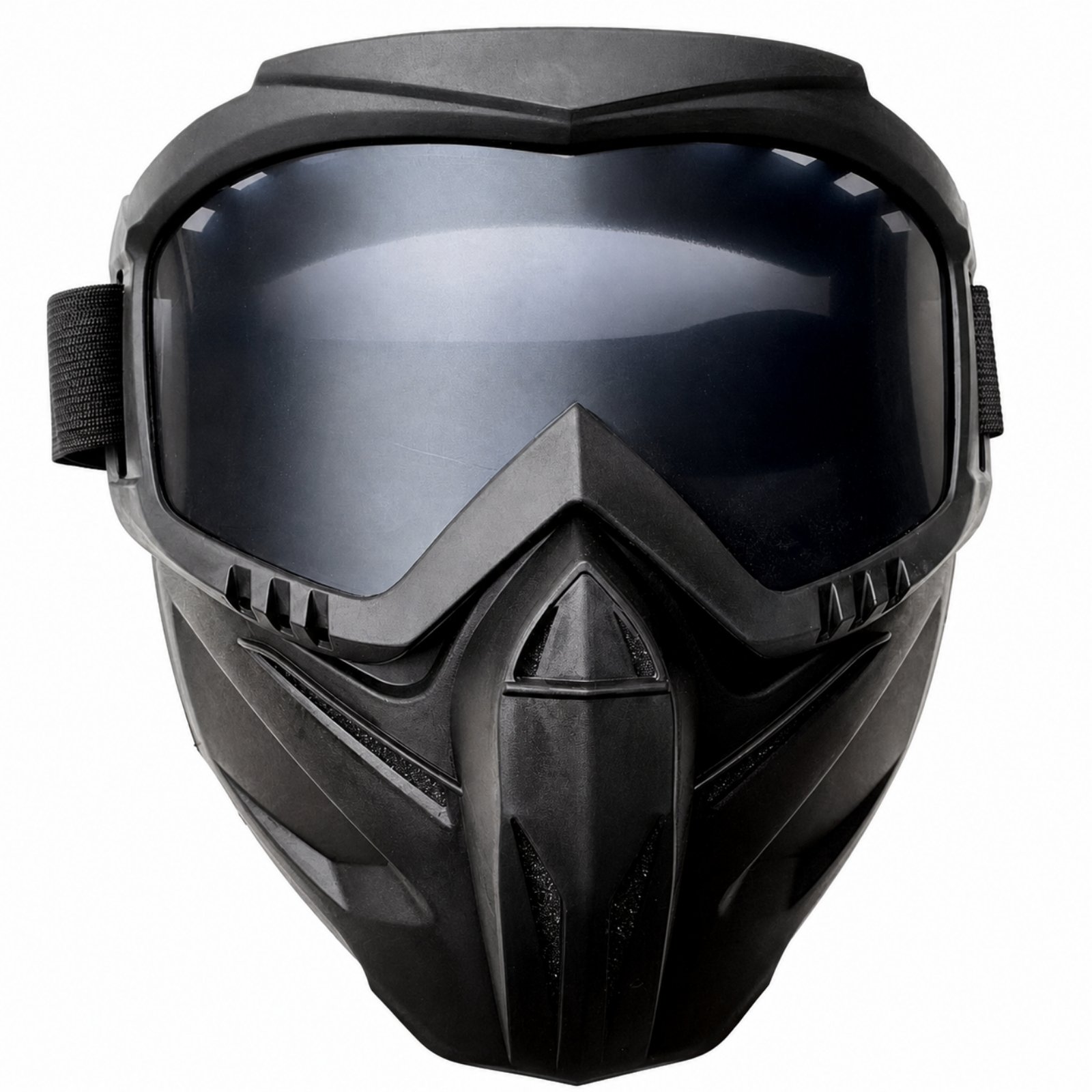 Ventilated Face Guard with Eyewear Lens