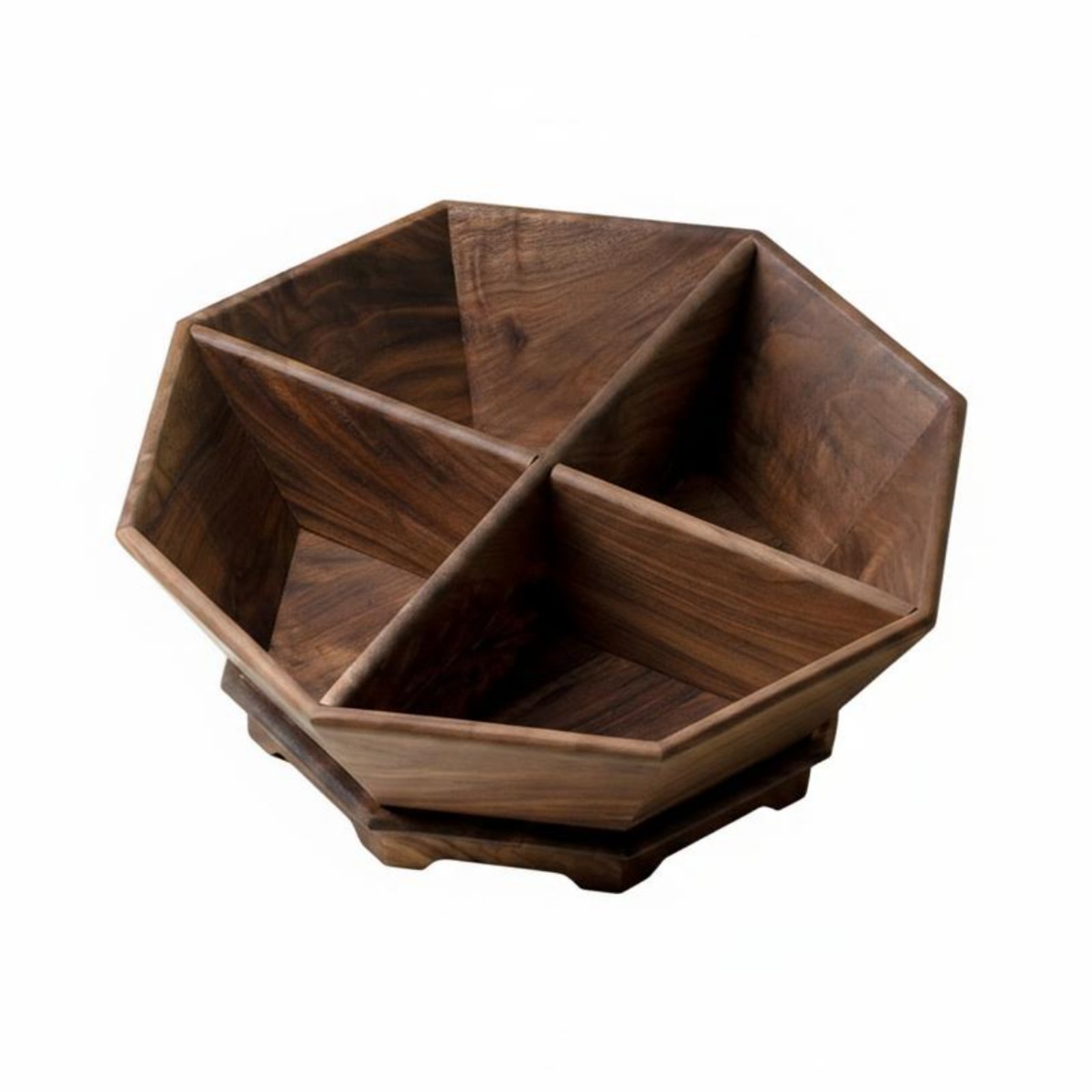 Wooden Compartment Tray