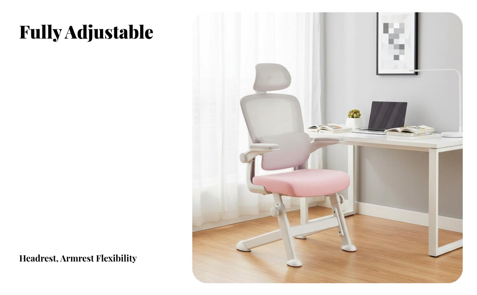 Rotate Task Chair with Flip-Up Arms