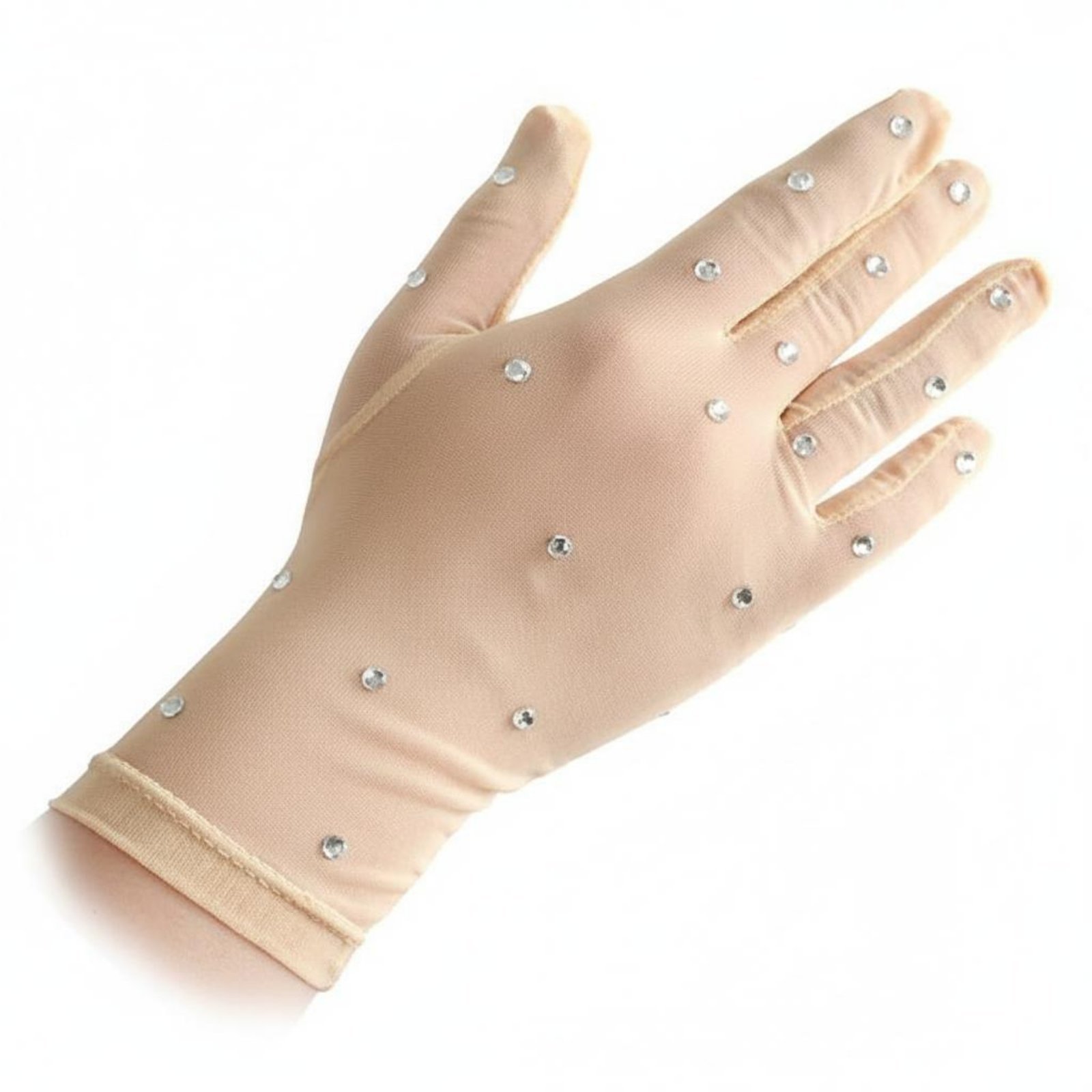 Figure Skating Gloves Rhinestone