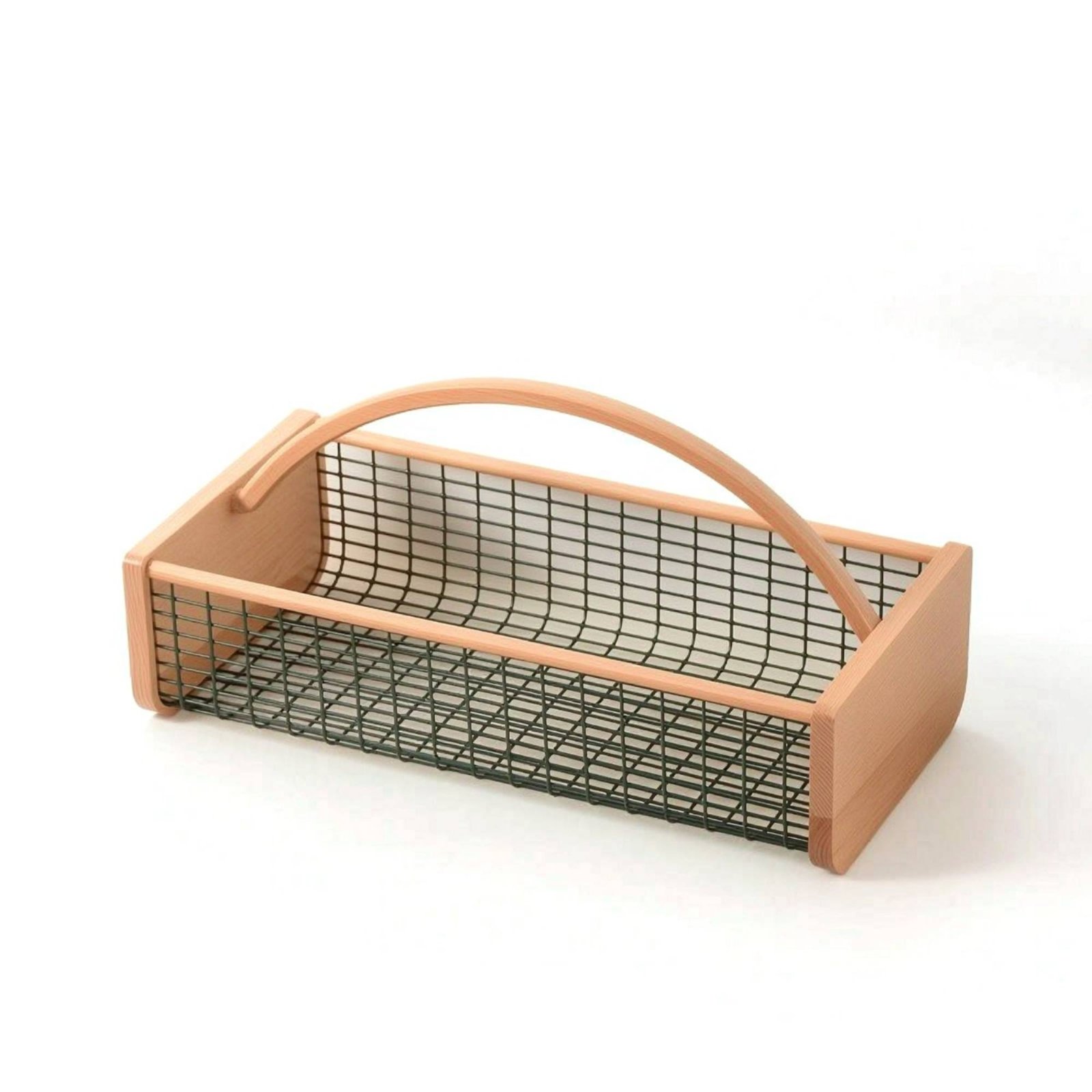 Fruit Basket Wooden Handle
