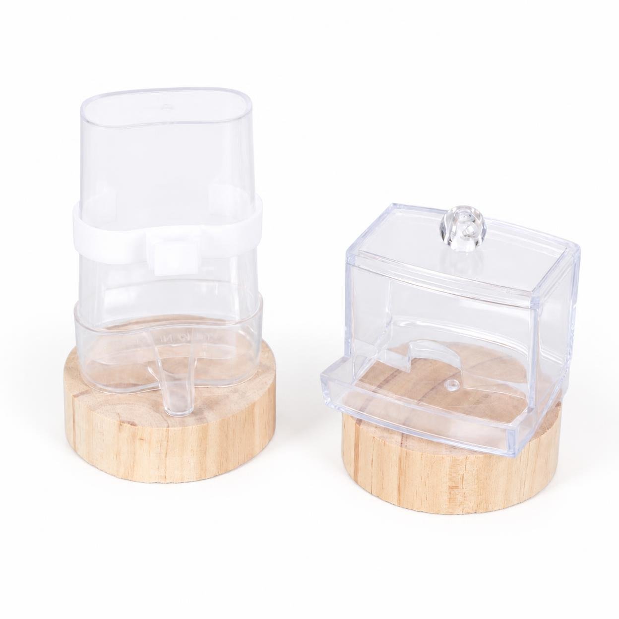 Quail Feeding and Watering Rack Set