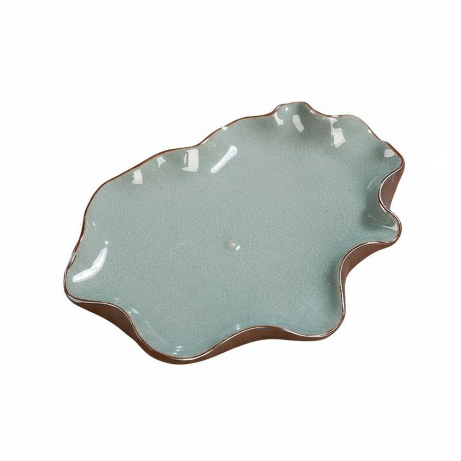 Ceramic Planter Saucer Retro Design