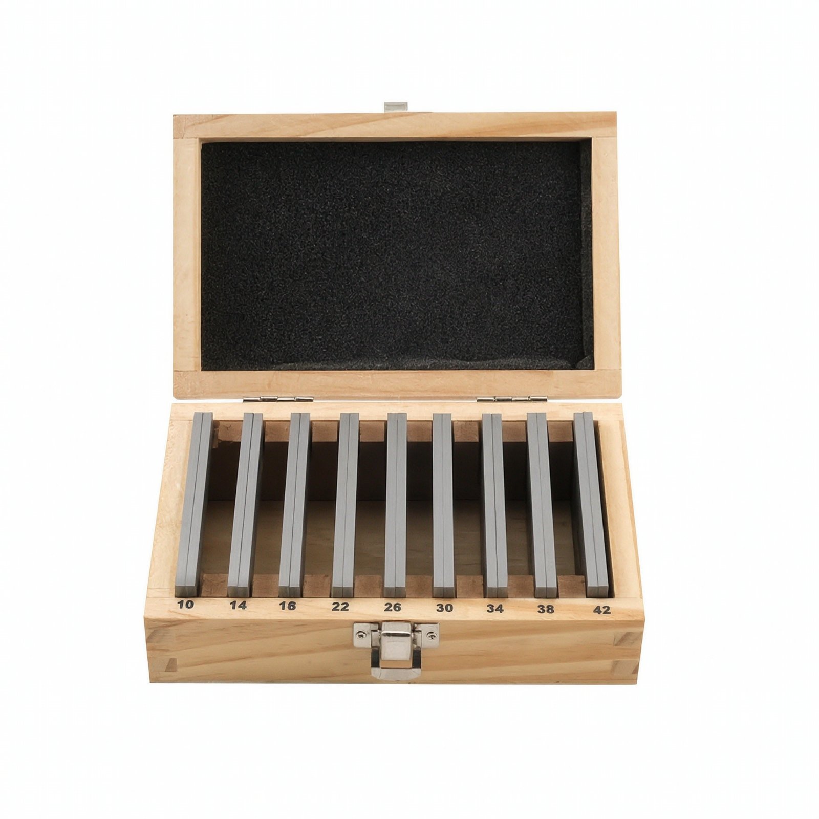 18-Piece Parallel Leveling Blocks with Wooden Case
