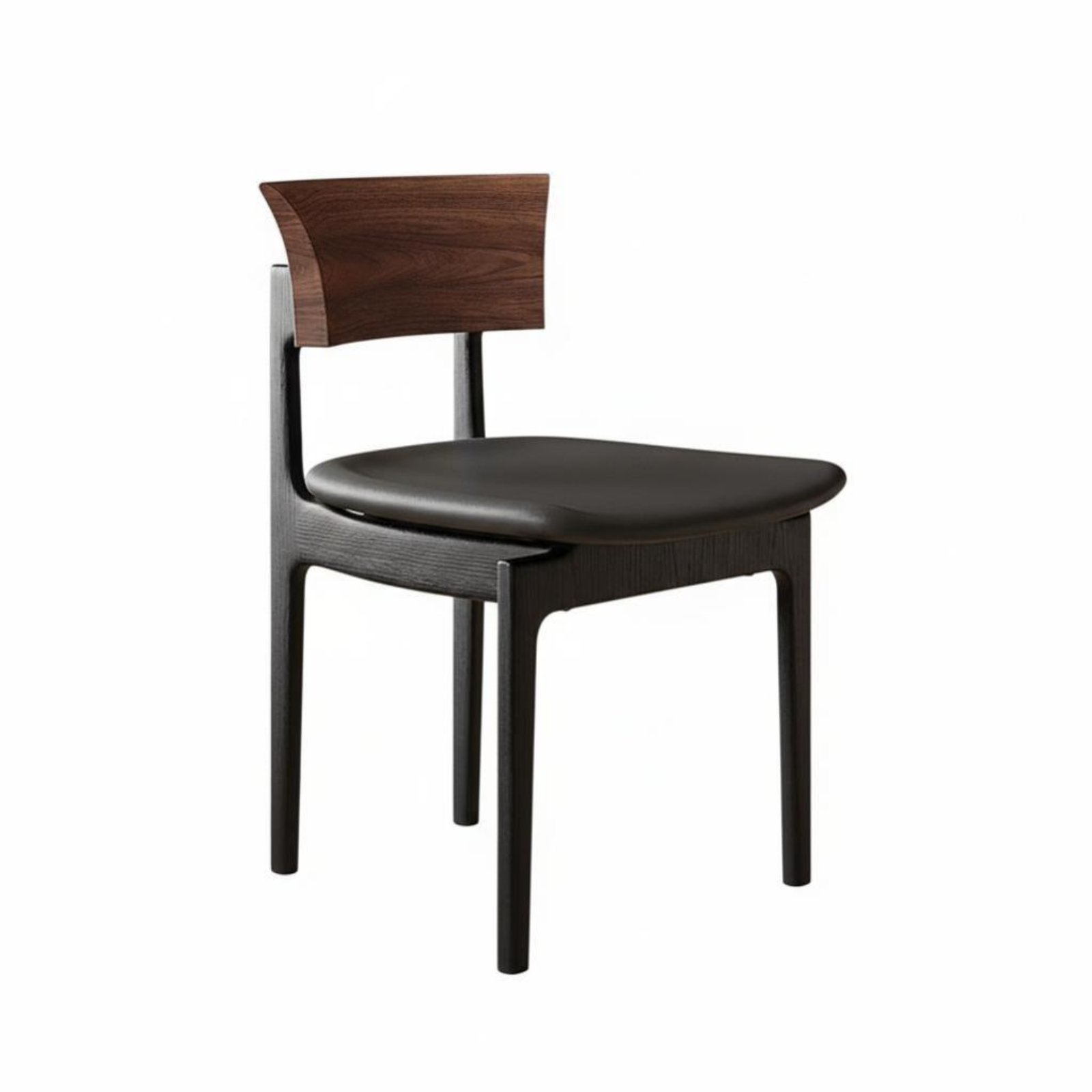 Upholstered Wood-Frame Armchair