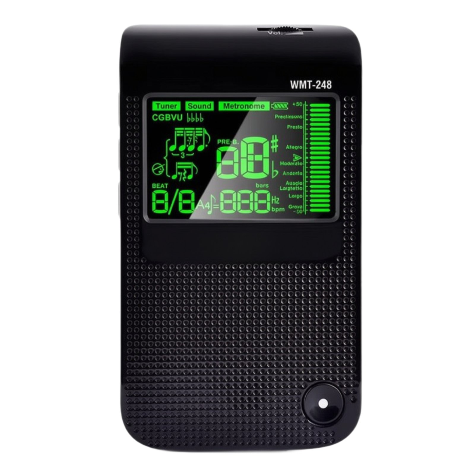 Rechargeable Metronome with Built-In Tuner