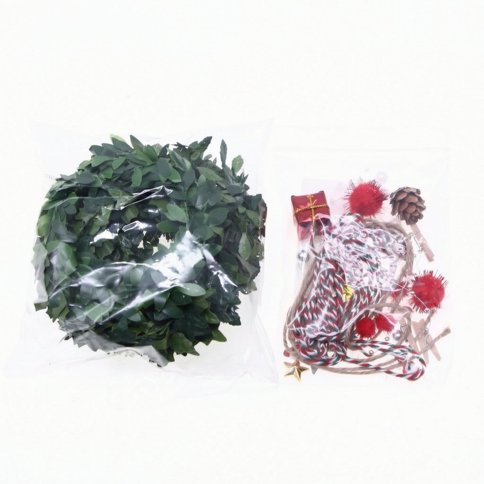 5-Piece Artificial Vine Garland with PVC Leaves